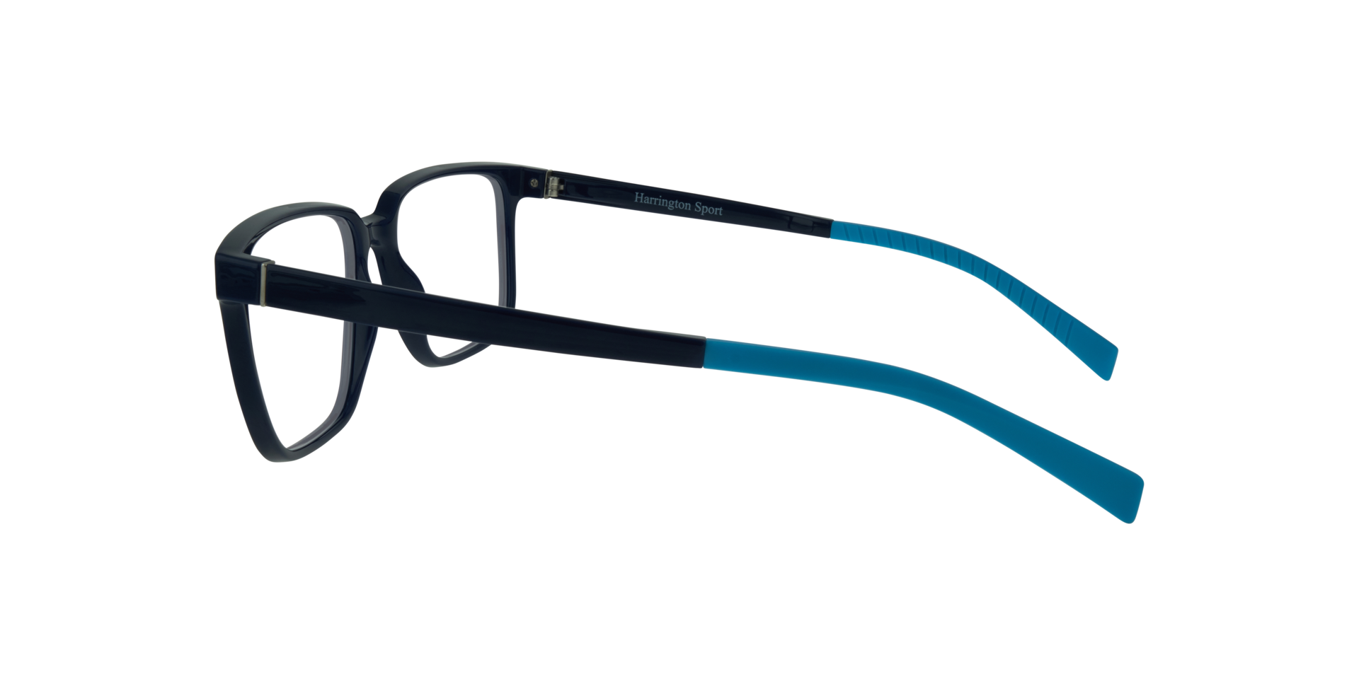 Jack Solid Dark Blue PlasticEyeglass Frames for Glasses Direct, Side View