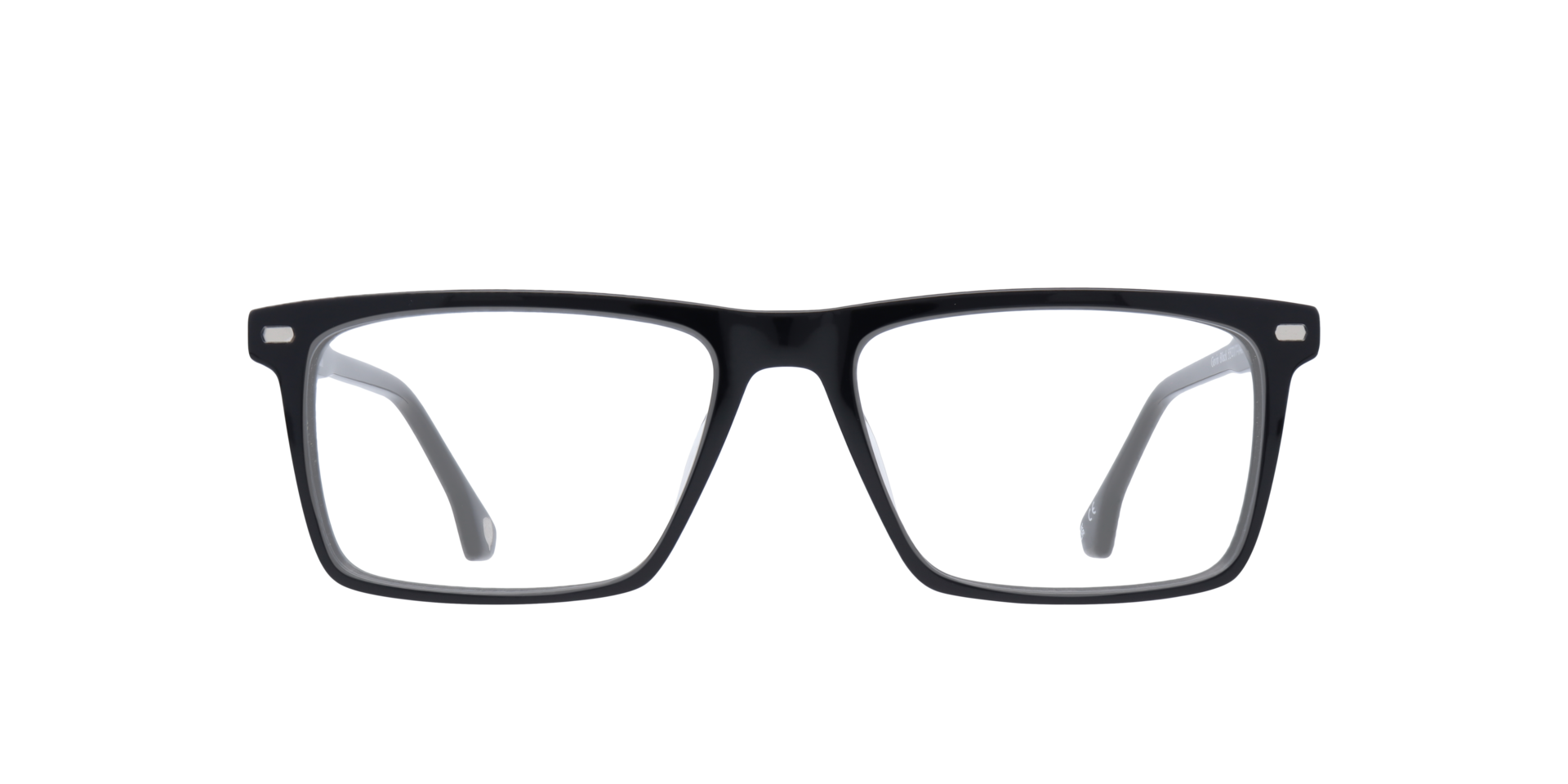 Gavin Black AcetateEyeglass Frames for Glasses Direct, Front View