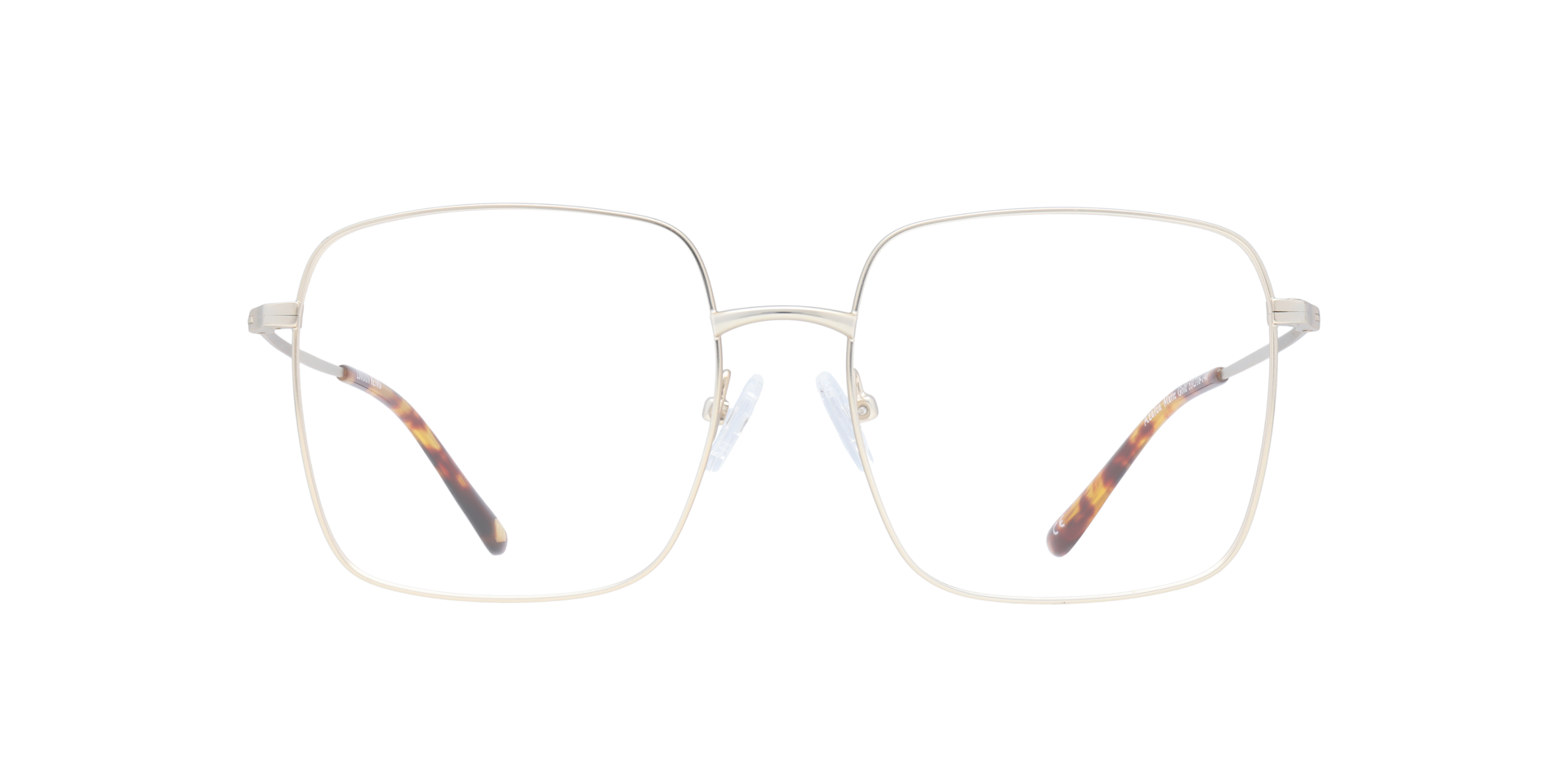 Azalea Matte Gold MetalEyeglass Frames for Glasses Direct, Front View