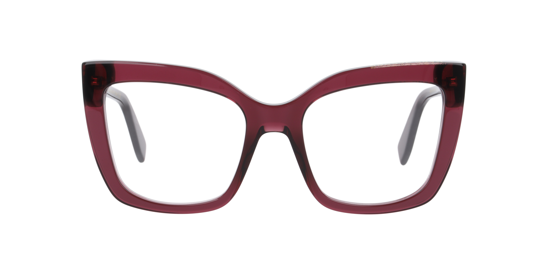 Marc 813 Burgundy AcetateEyeglass Frames for Glasses Direct, Front View