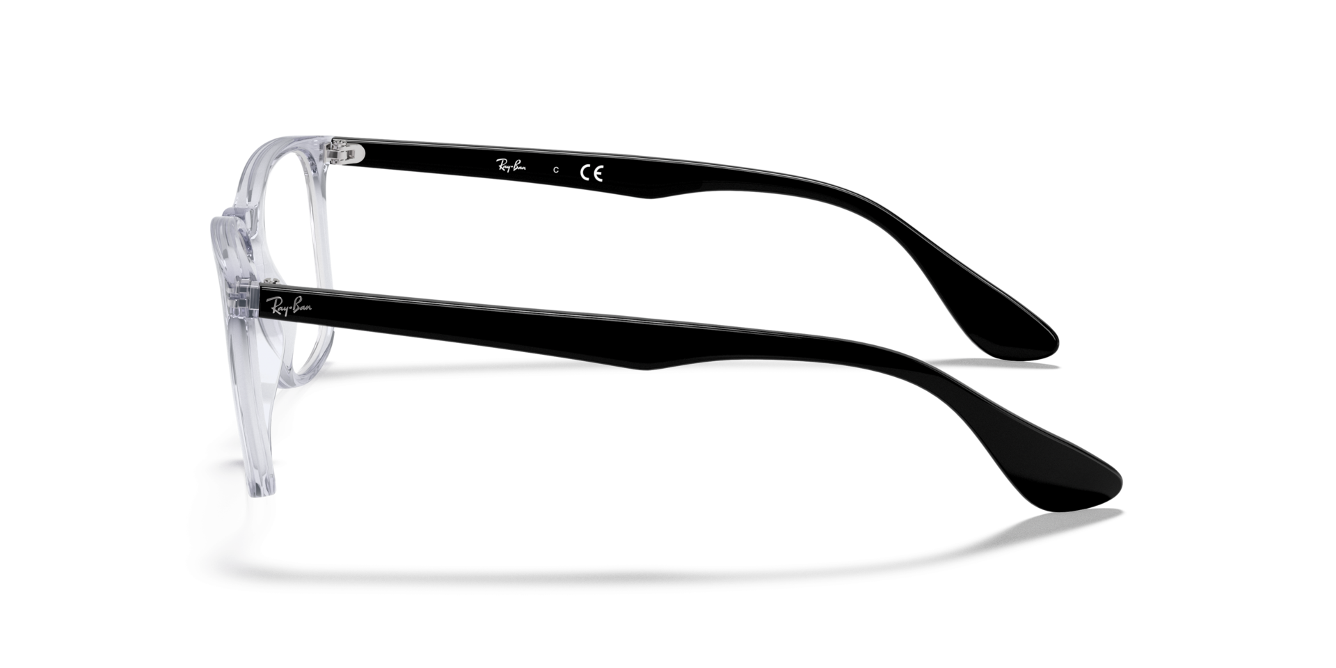 RB7074 Transparent PlasticEyeglass Frames for Glasses Direct, Side View
