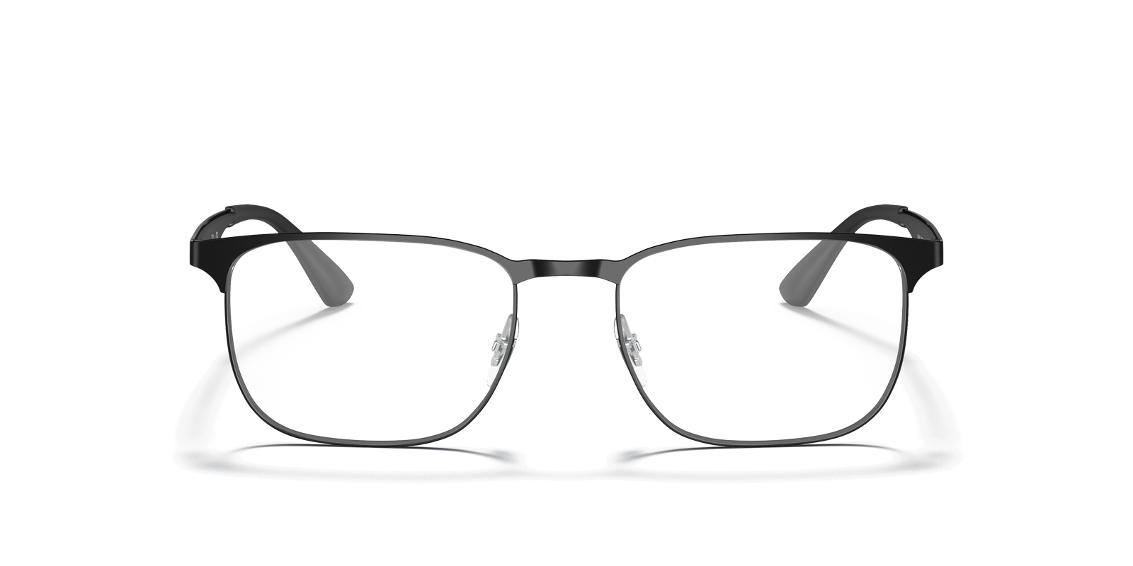 RB6363 Optics Black MetalSunglass Frames for Glasses Direct, Front View