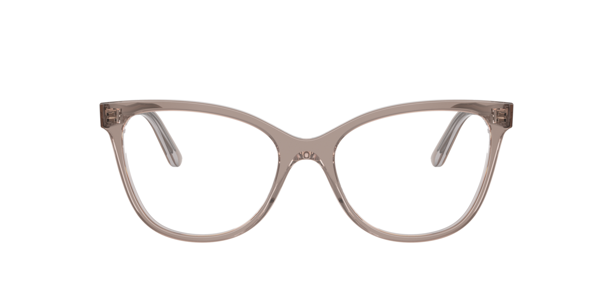 Vogue Eyewear Brown Vo5748 3324 Woman Optical Frames Acetate Transparent Pantos Normal - Image 2