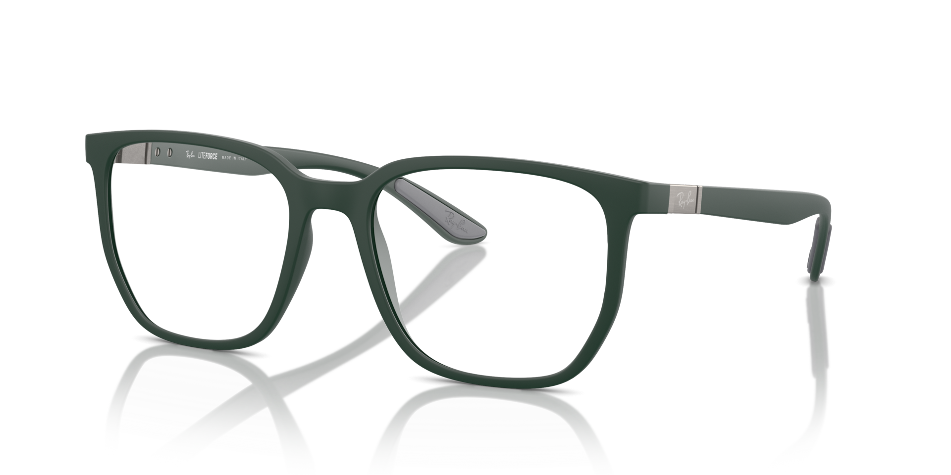 RB7235 Sand Green PlasticEyeglass Frames for Glasses Direct, Angle View