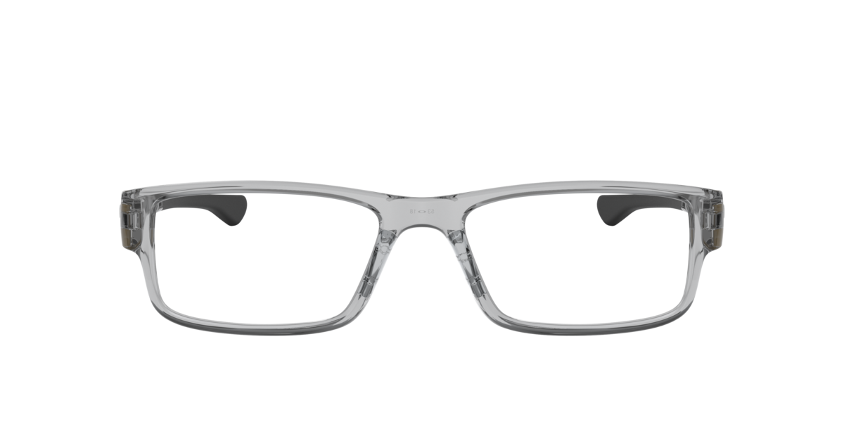 Oakley Men's Grey Shadow Rectangle Plastic Eyeglasses Online - Full Rim - Airdropâ¢