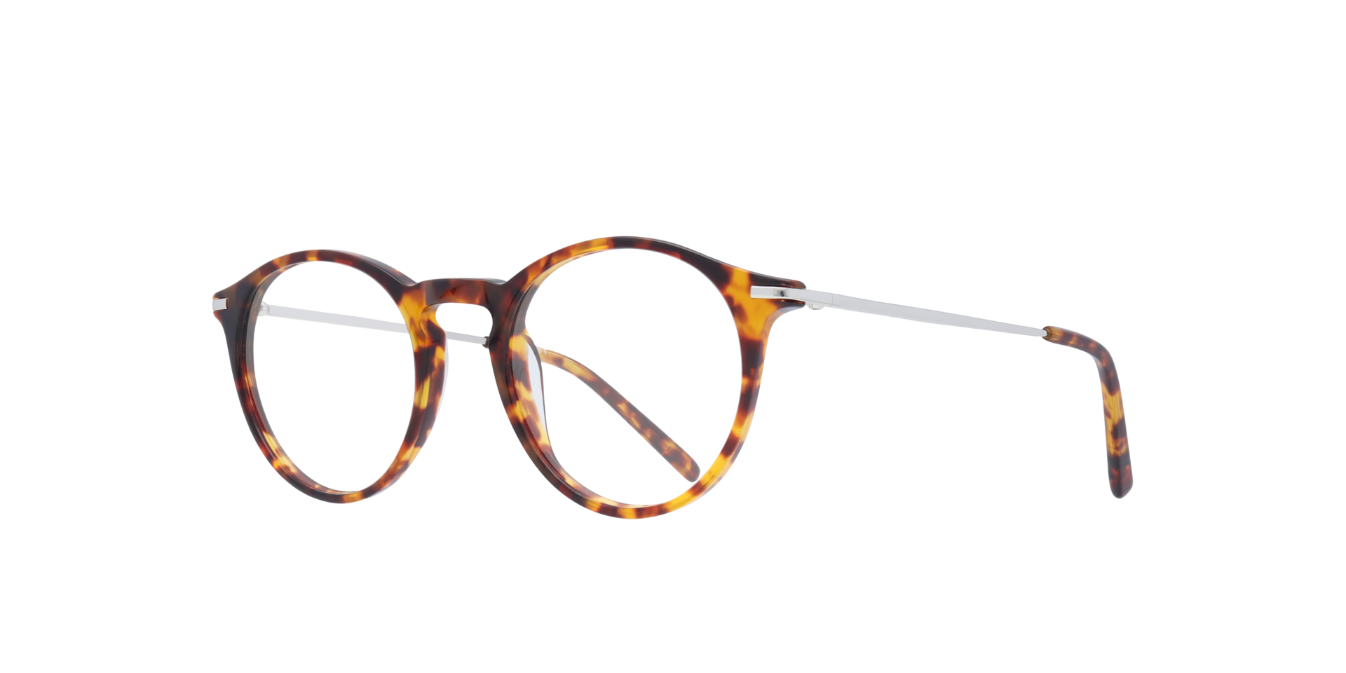 Aria Shiny Havana AcetateEyeglass Frames for Glasses Direct, Angle View
