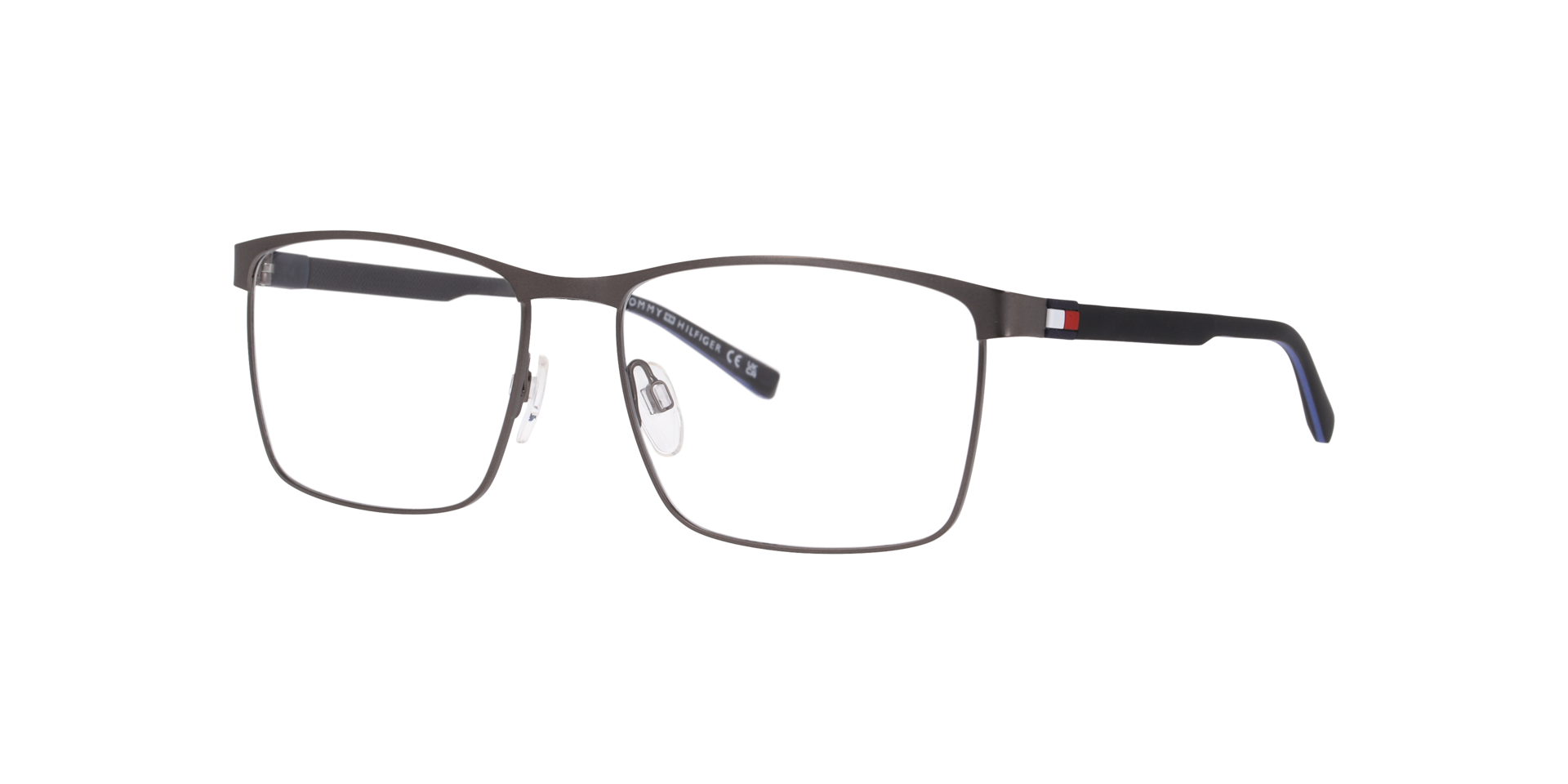 TH 2278 Silver Black MetalEyeglass Frames for Glasses Direct, Angle View