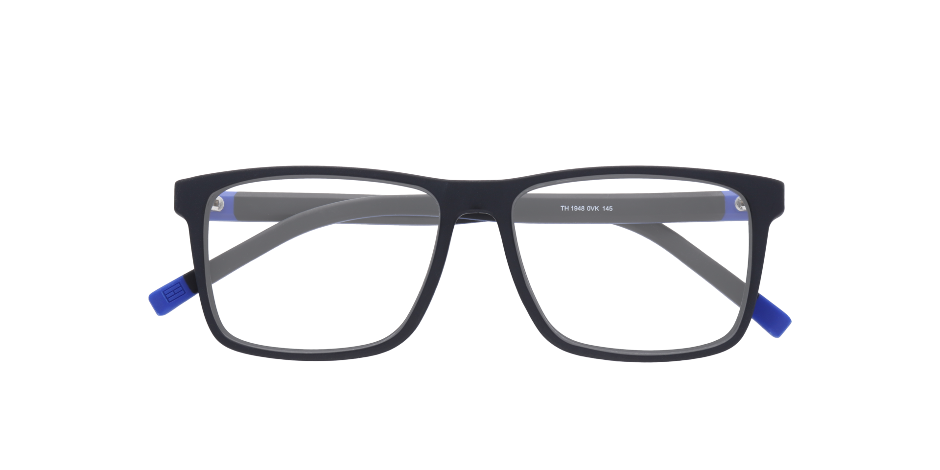 TH 1948 Black PlasticEyeglass Frames for Glasses Direct, Closed View