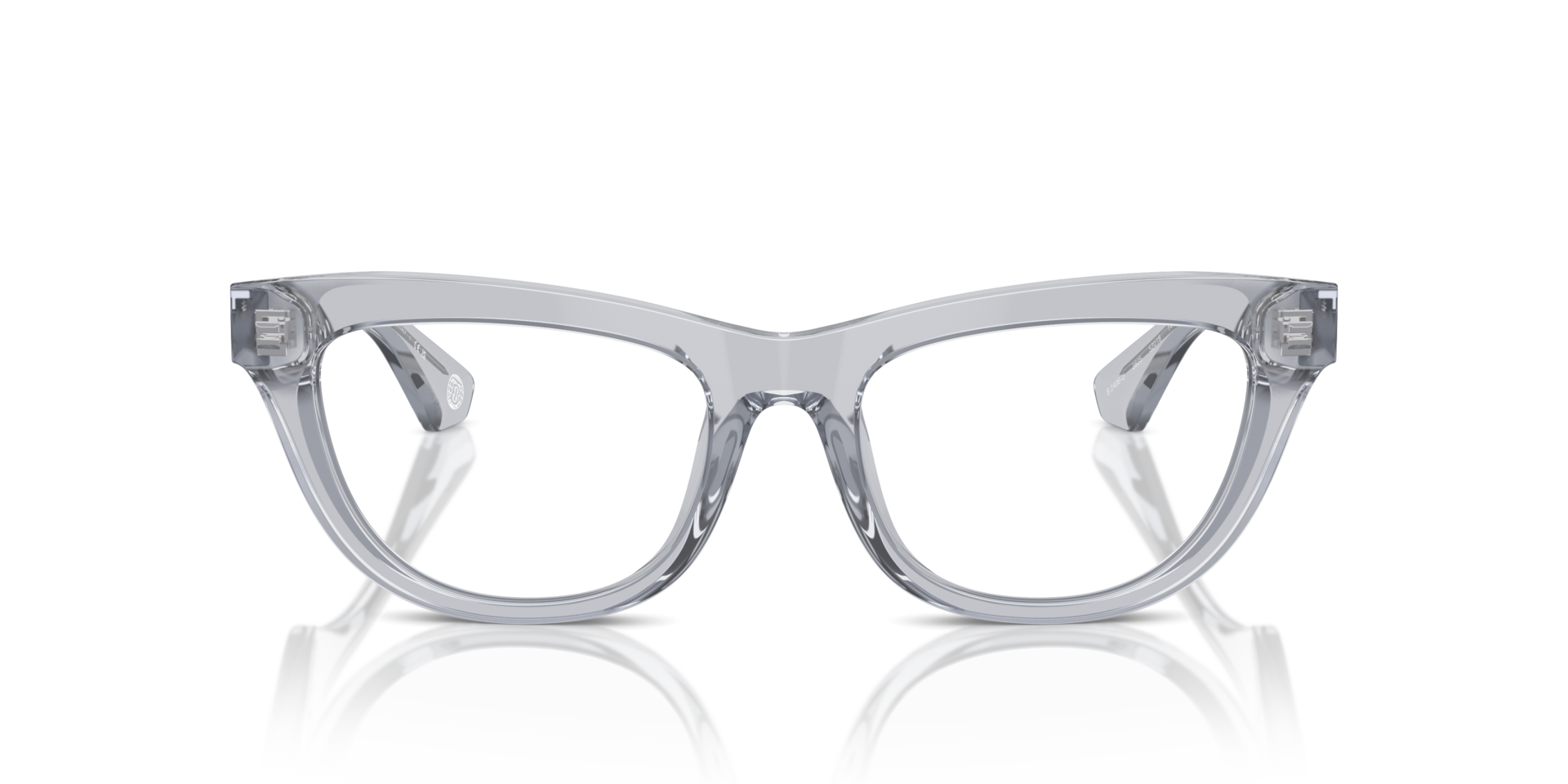 BE2406U Grey AcetateEyeglass Frames for Glasses Direct, Front View