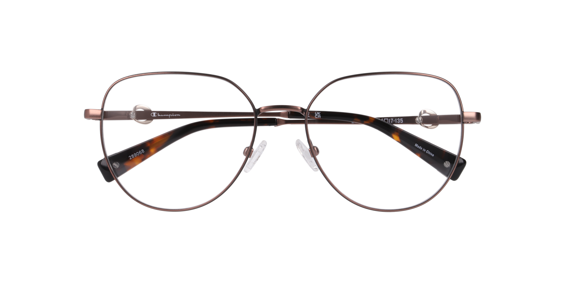 Cuemi Black MetalEyeglass Frames for Glasses Direct, Closed View
