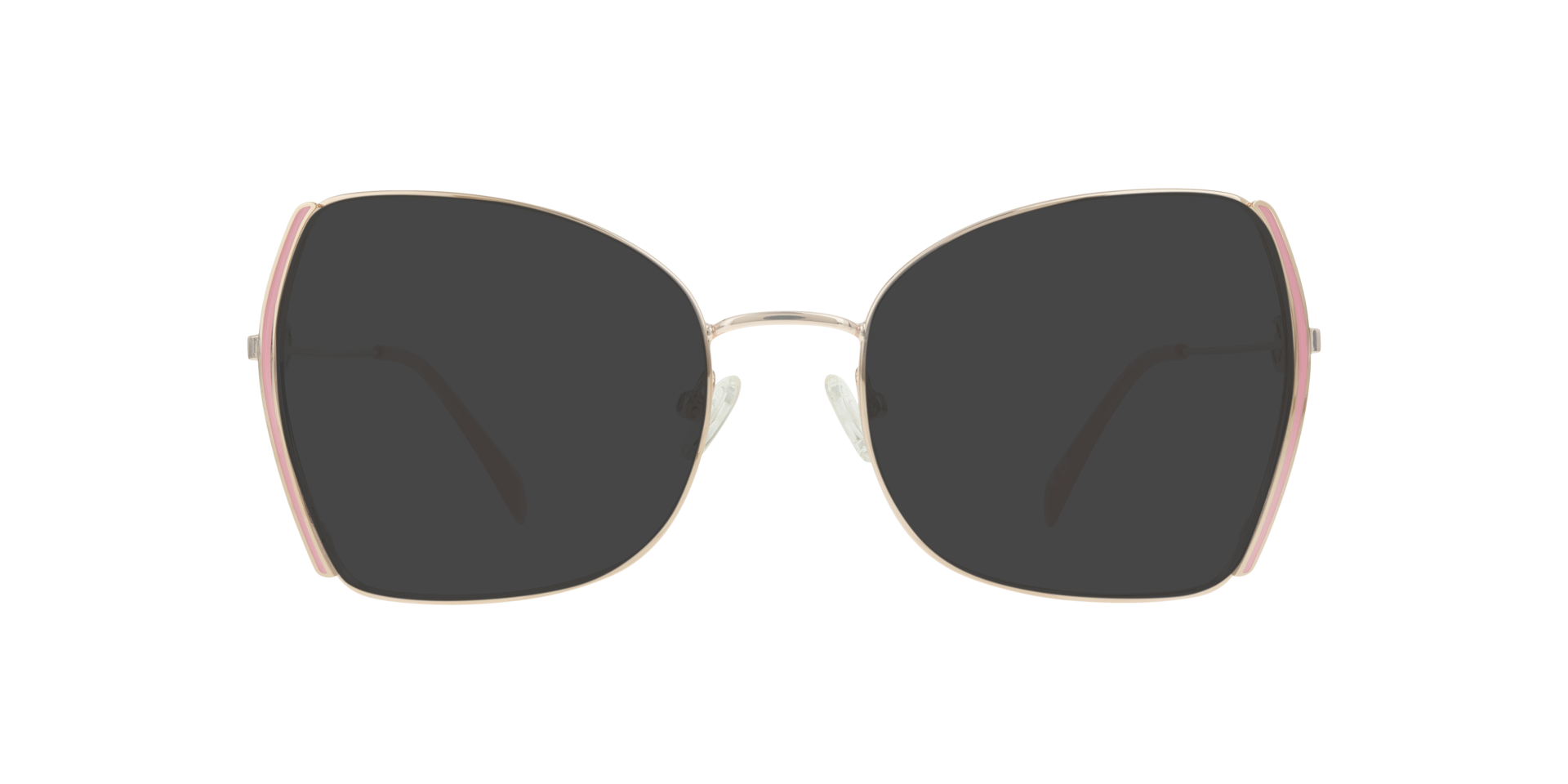 Kenna Gold & Light Pink MetalEyeglass Frames for Glasses Direct, with Tinted Lenses