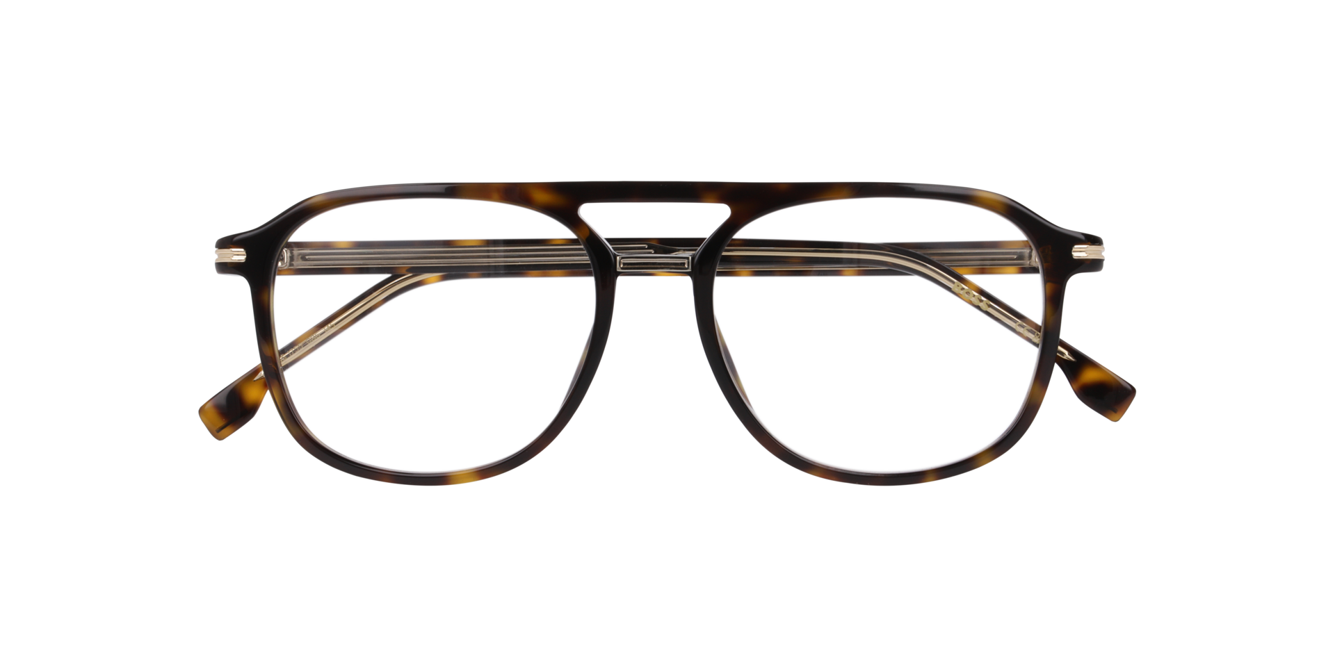 Boss 1755 Tortoise AcetateEyeglass Frames for Glasses Direct, Closed View