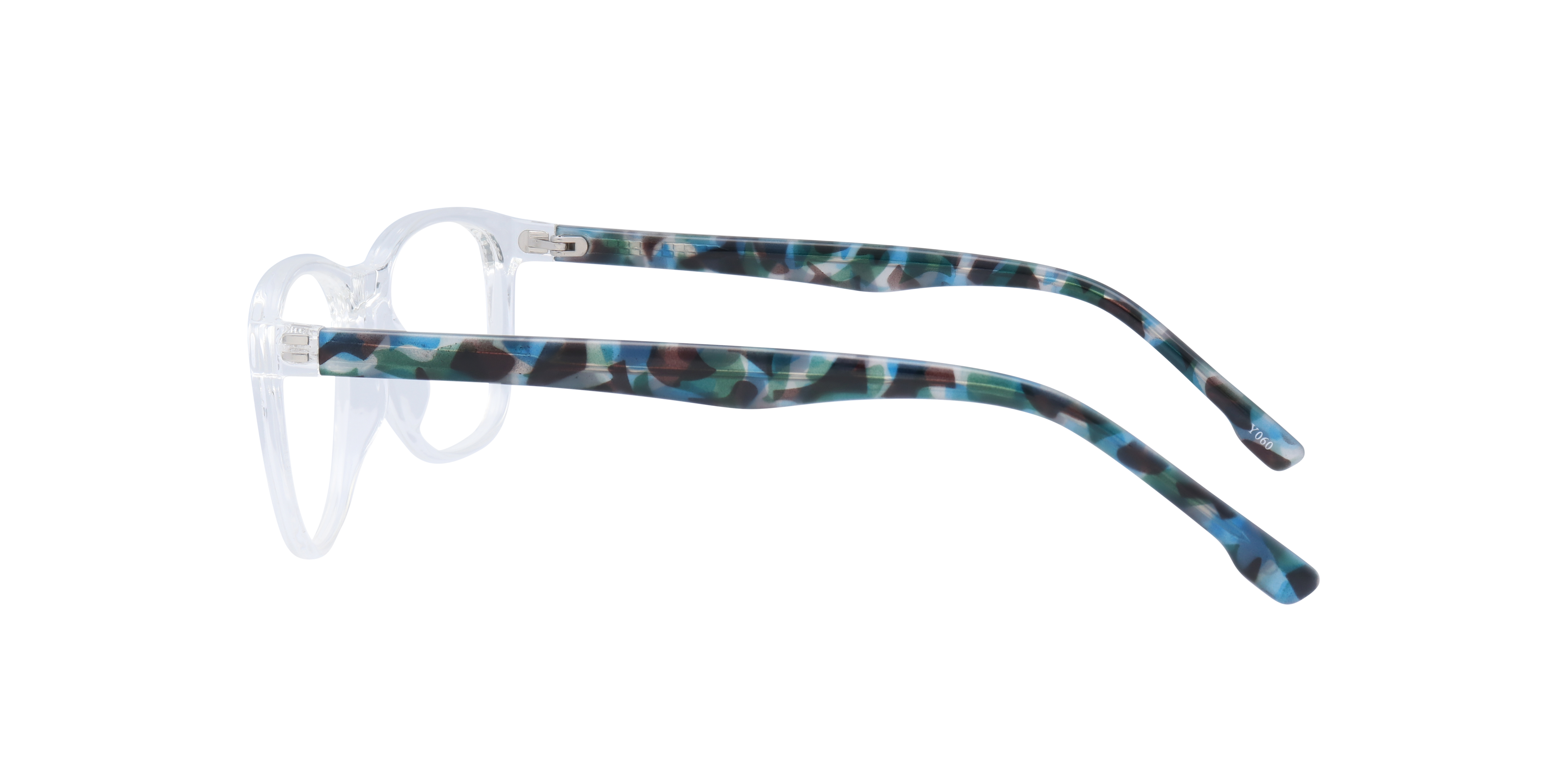 Drew Crystal PlasticEyeglass Frames for Glasses Direct, Side View