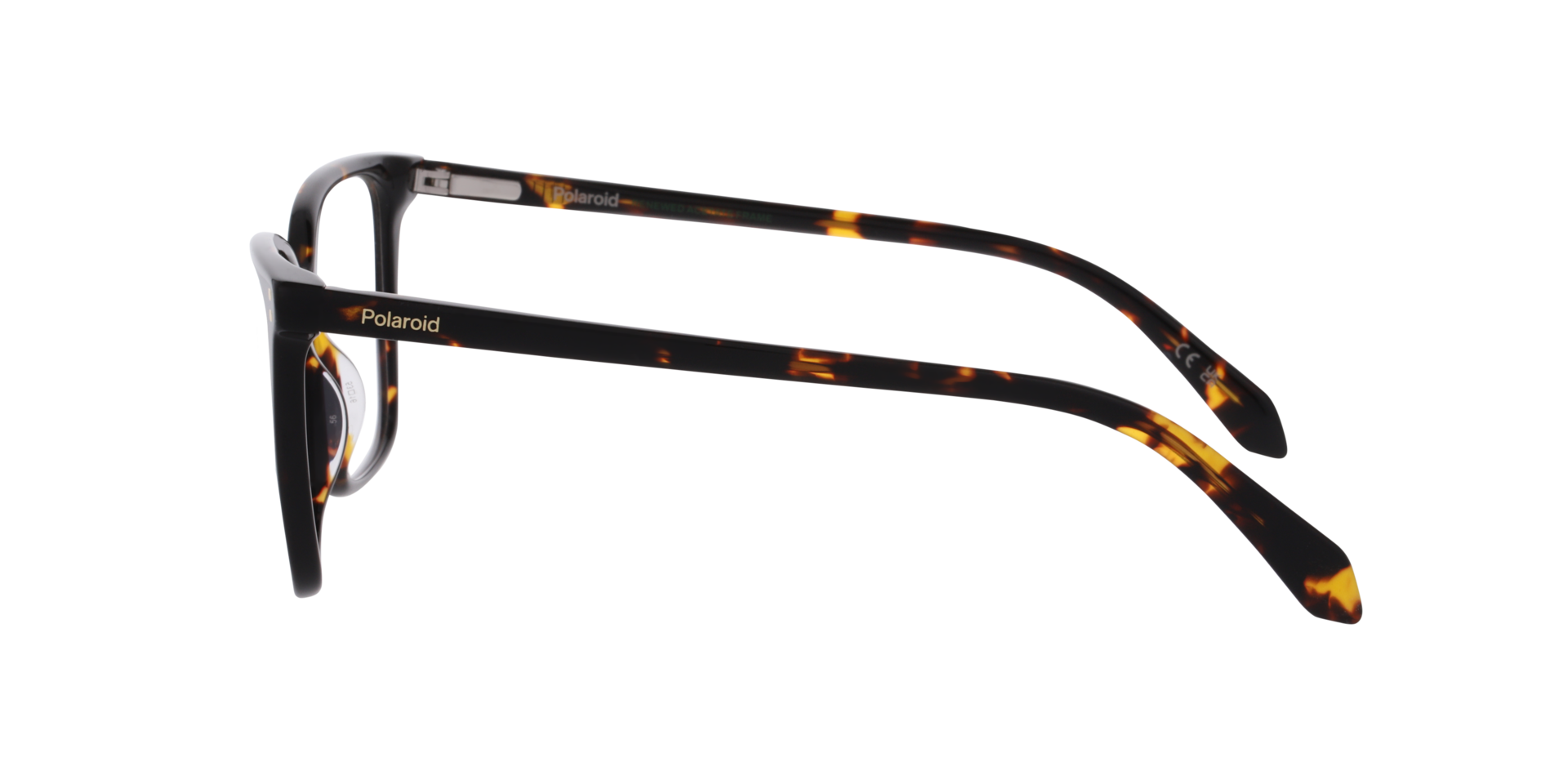 PLD D606 Tortoise AcetateEyeglass Frames for Glasses Direct, Side View