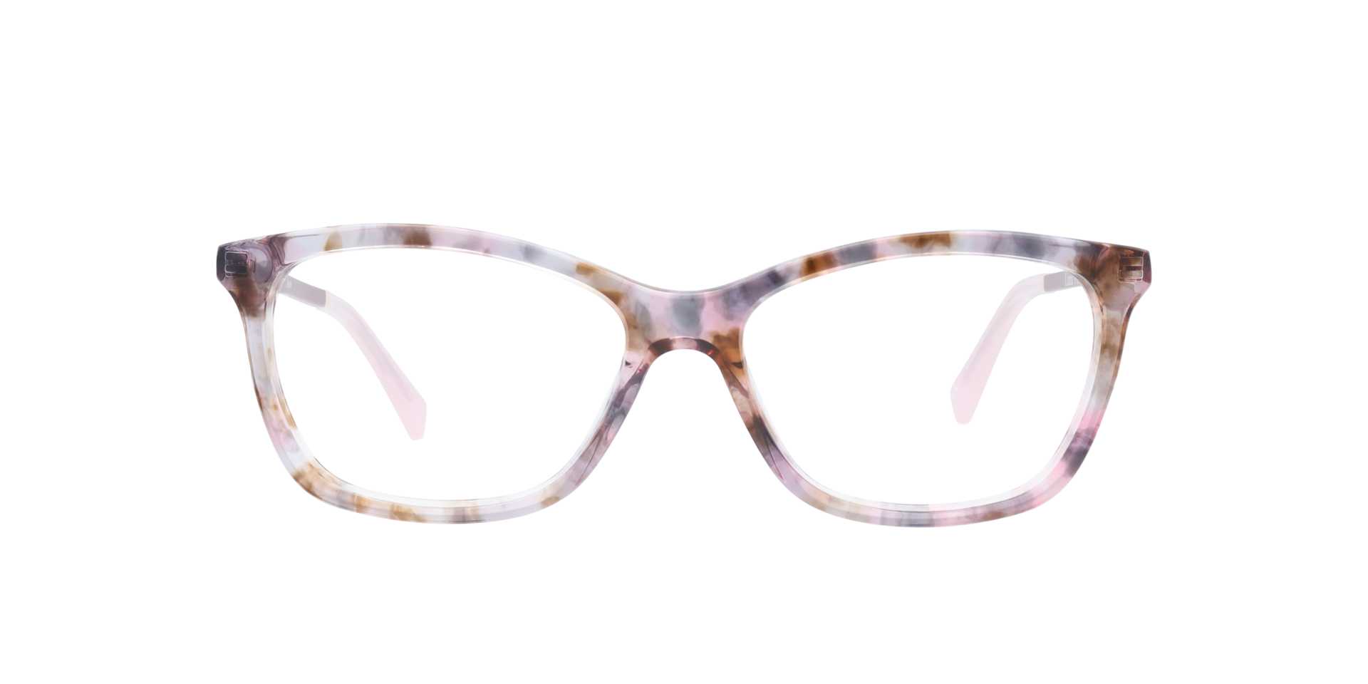 Luna Pink AcetateEyeglass Frames for Glasses Direct, Front View