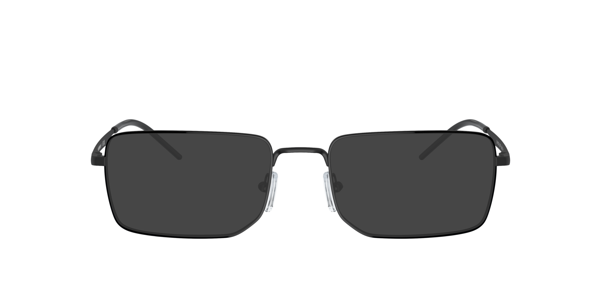 EA1153 Matte Black MetalEyeglass Frames for Glasses Direct, with Tinted Lenses