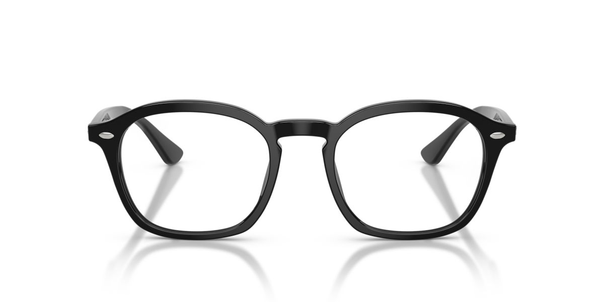 Ray-Ban Unisex Black Square Acetate Eyeglasses Online - Full Rim - Rb5451
