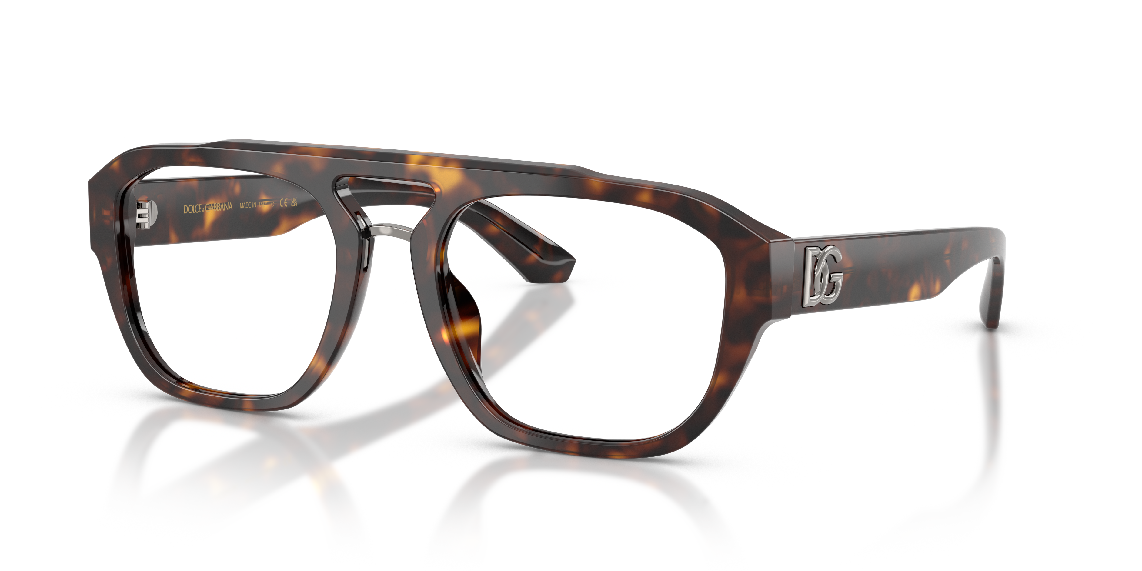 DG3415 Havana AcetateEyeglass Frames for Glasses Direct, Angle View