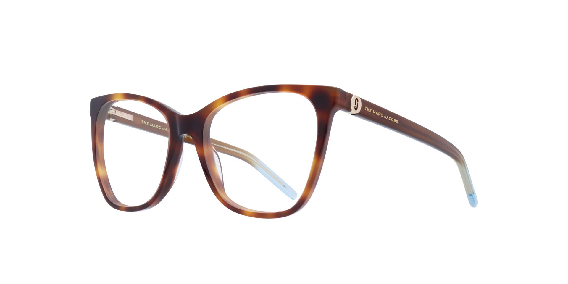 MARC 600 Tortoise AcetateEyeglass Frames for Glasses Direct, Angle View