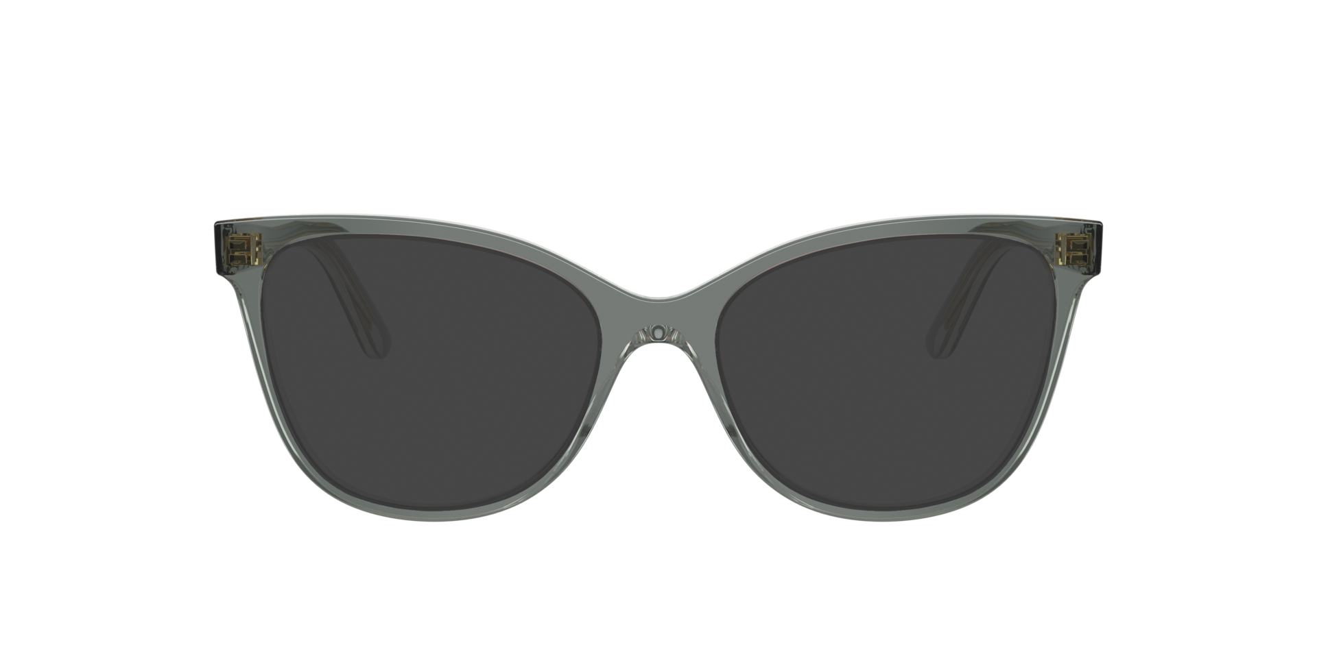 VO5748 Top Transparent Green & Transparent Green AcetateEyeglass Frames for Glasses Direct, with Tinted Lenses