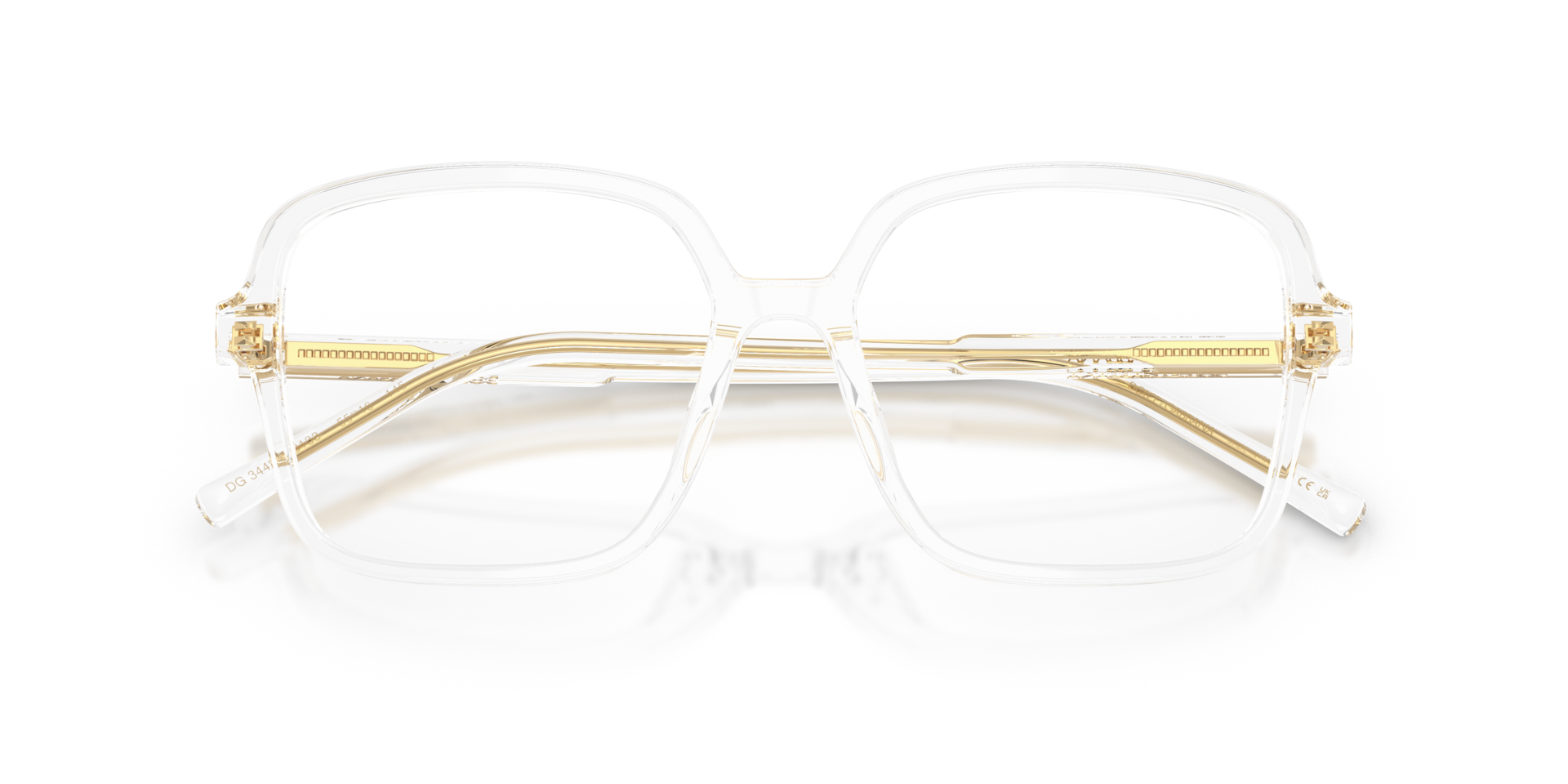 DG3442 Crystal AcetateEyeglass Frames for Glasses Direct, Closed View