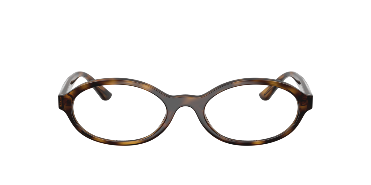 Dark Havana oval Plastic eyeglasses Online - Full Rim - VO5728U