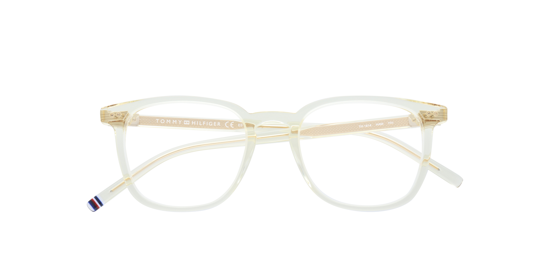 TH 1814 Yellow AcetateEyeglass Frames for Glasses Direct, Closed View