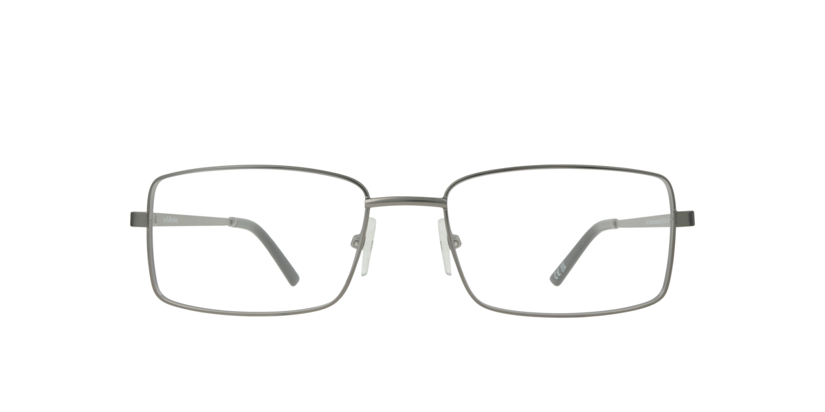 Matte Gunmetal rectangle Metal eyeglasses Online - Full Rim - Kai