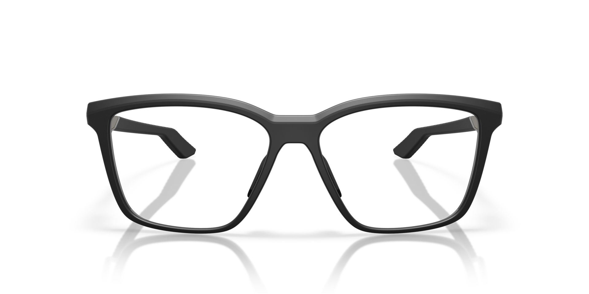 Enigma Mass Satin Black PlasticEyeglass Frames for Glasses Direct, Front View