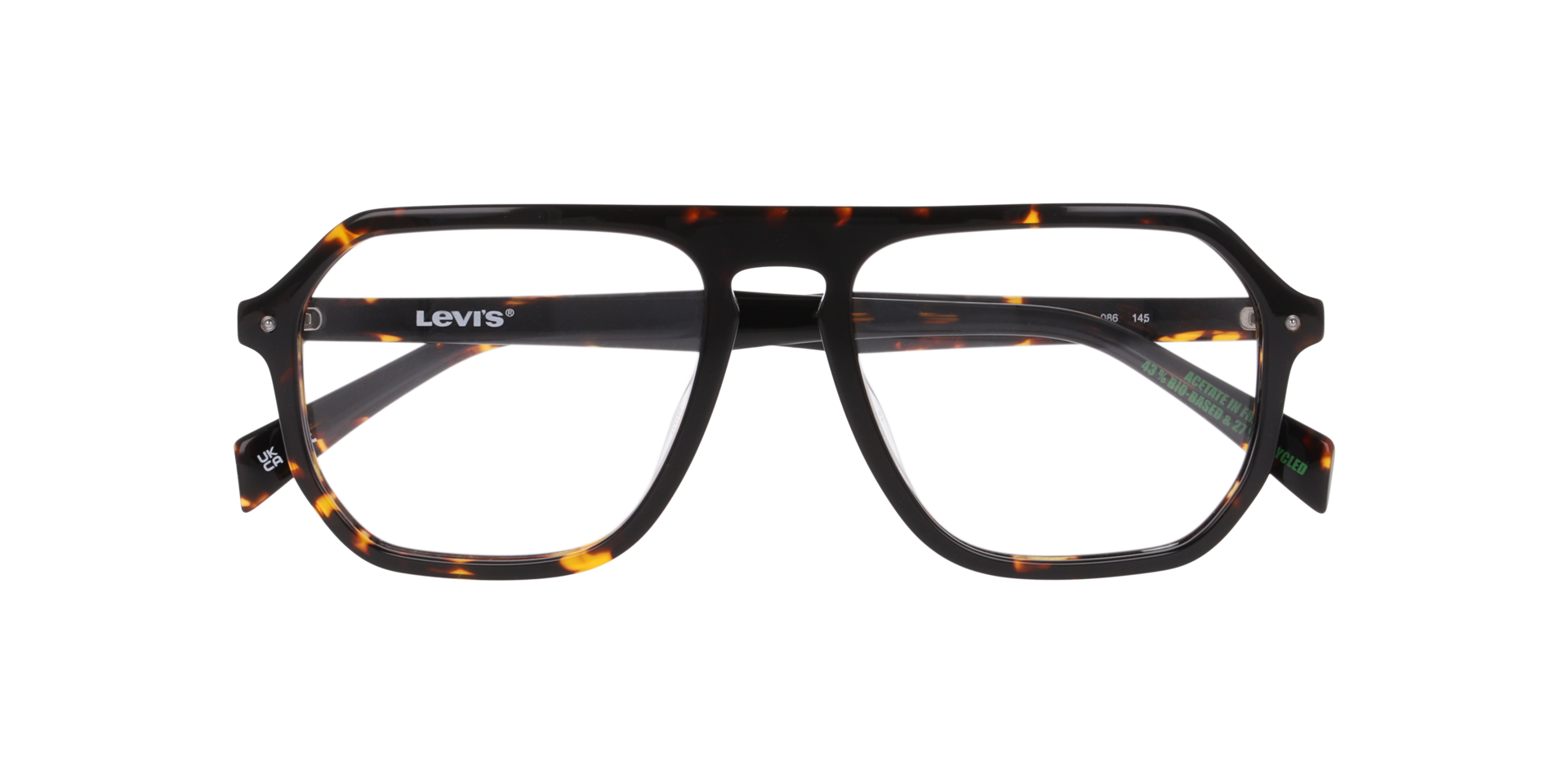 LV 5086 Tortoise AcetateEyeglass Frames for Glasses Direct, Closed View
