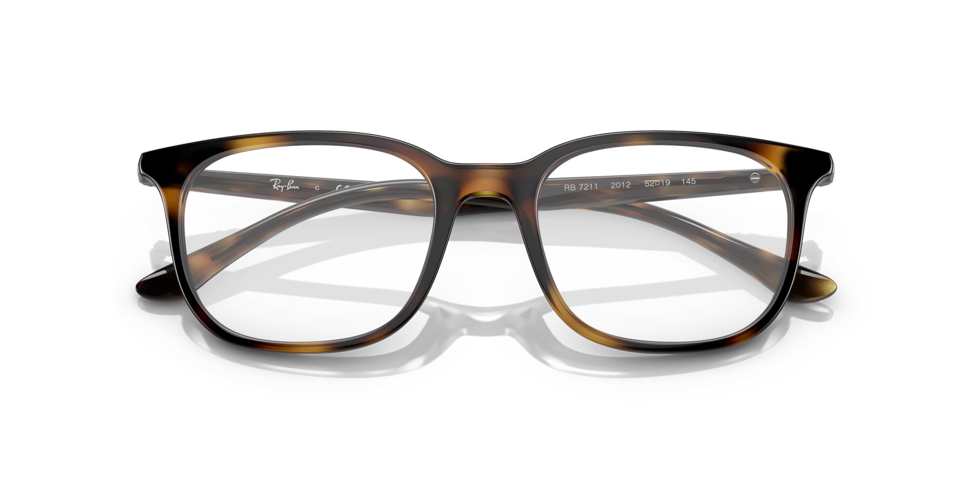 RB7211 Havana PlasticEyeglass Frames for Glasses Direct, Closed View
