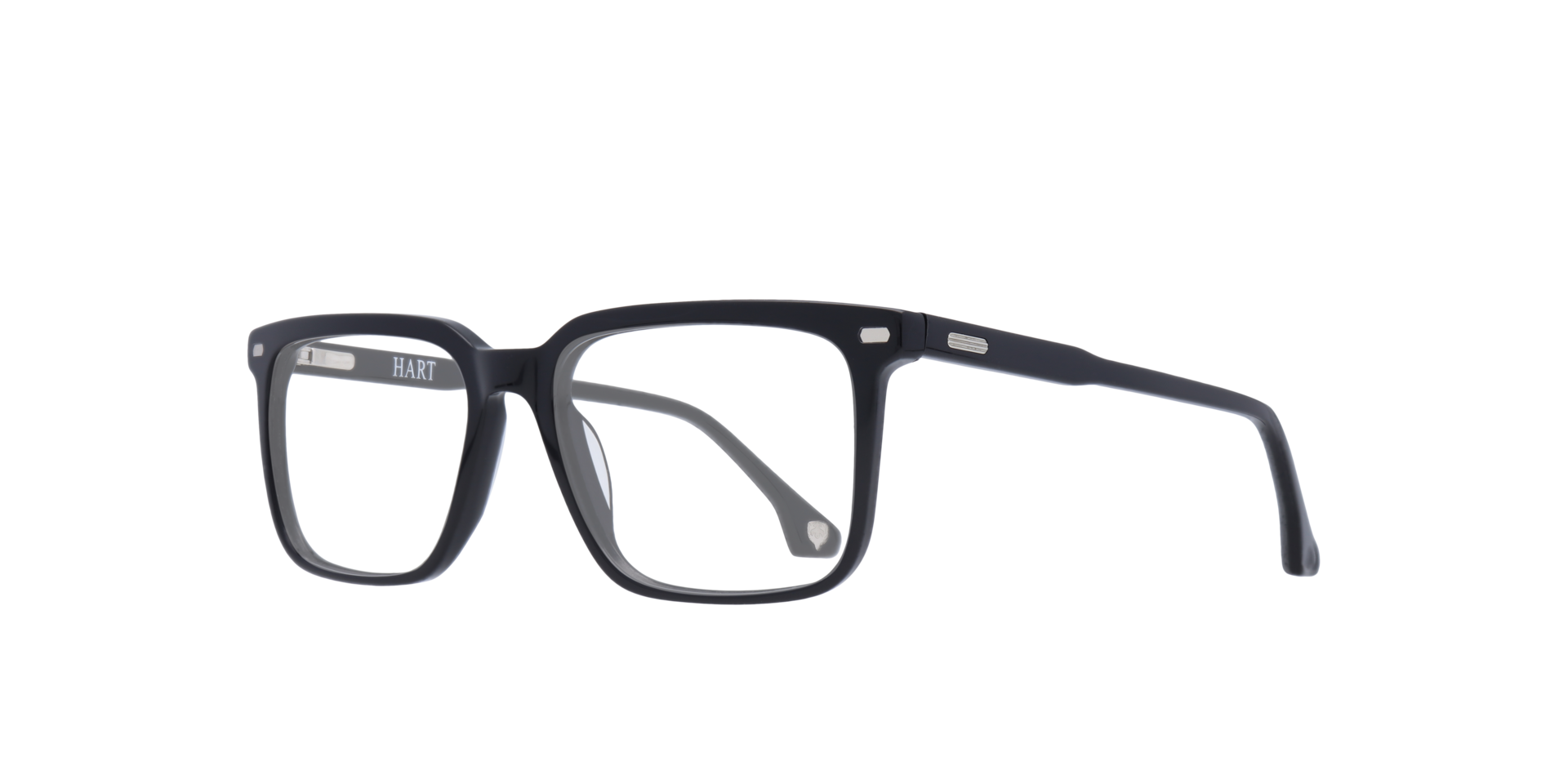 Gunner Black AcetateEyeglass Frames for Glasses Direct, Angle View
