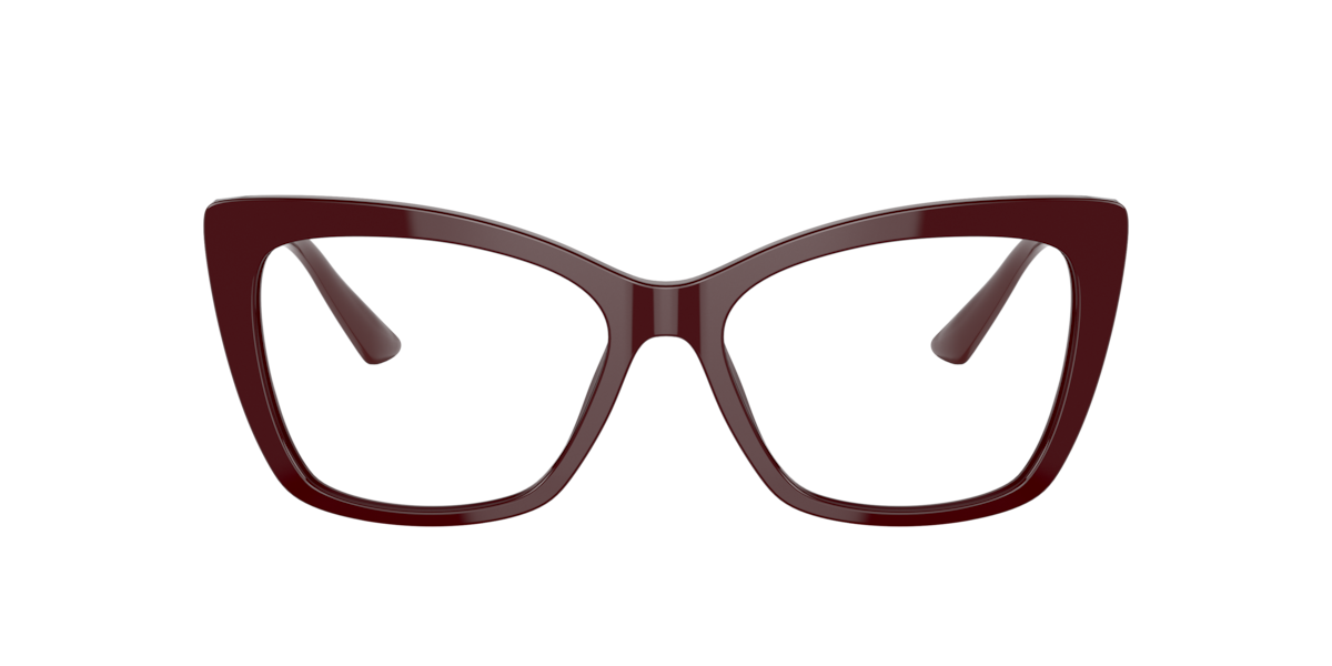 Photos - Glasses & Contact Lenses D&G Dolce&Gabbana Bordeaux cat-eye Acetate eyeglasses Online - Full Rim - DG3348 