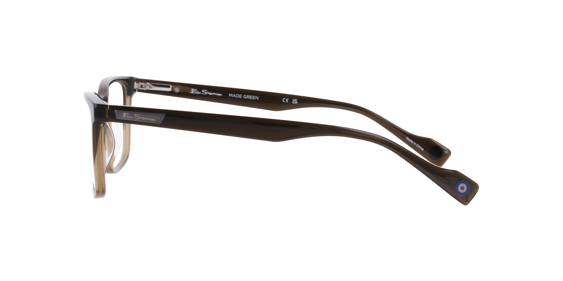Bsbeech Brown AcetateEyeglass Frames for Glasses Direct, Side View