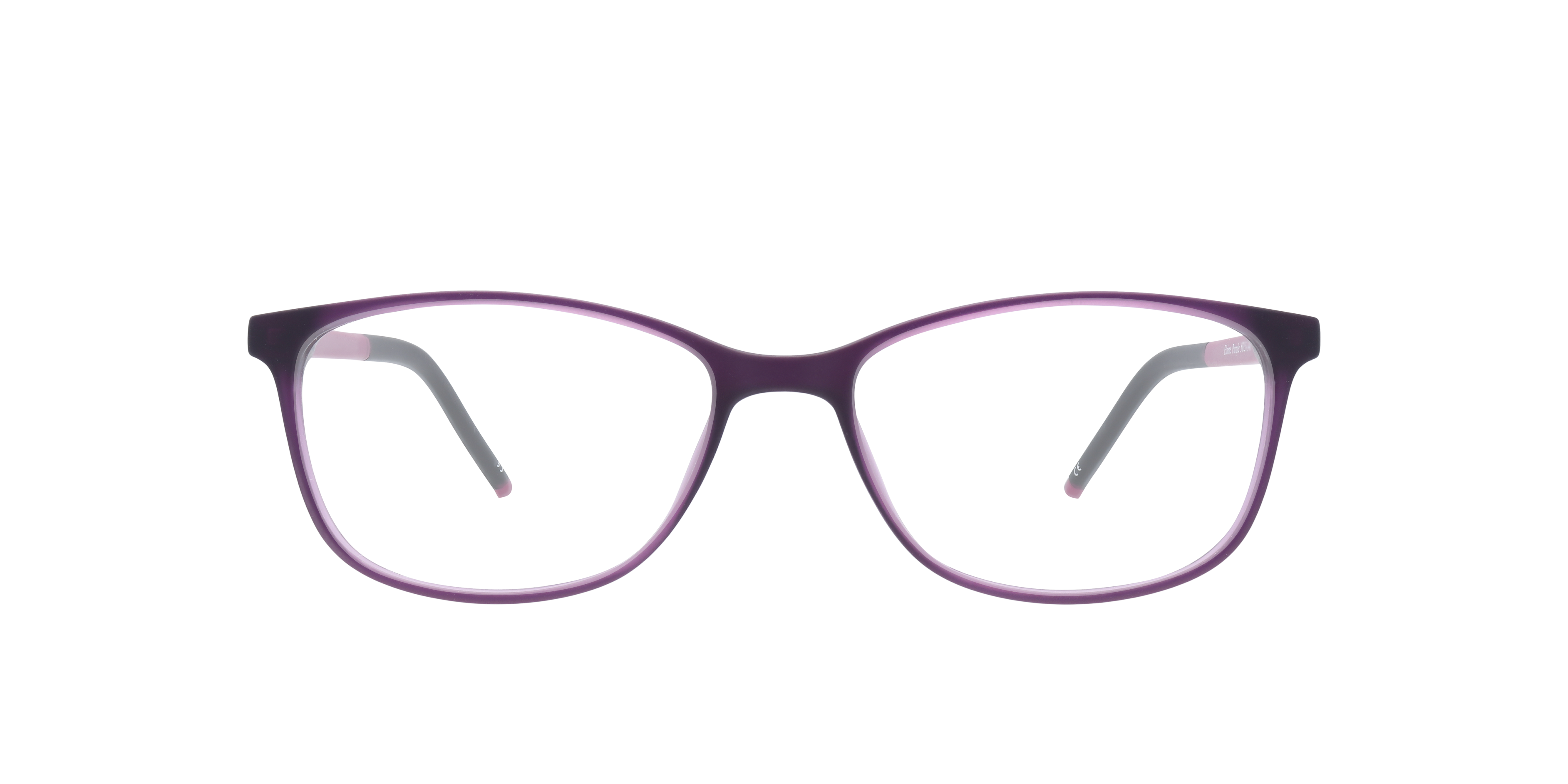 Elaine Purple PlasticEyeglass Frames for Glasses Direct, Front View