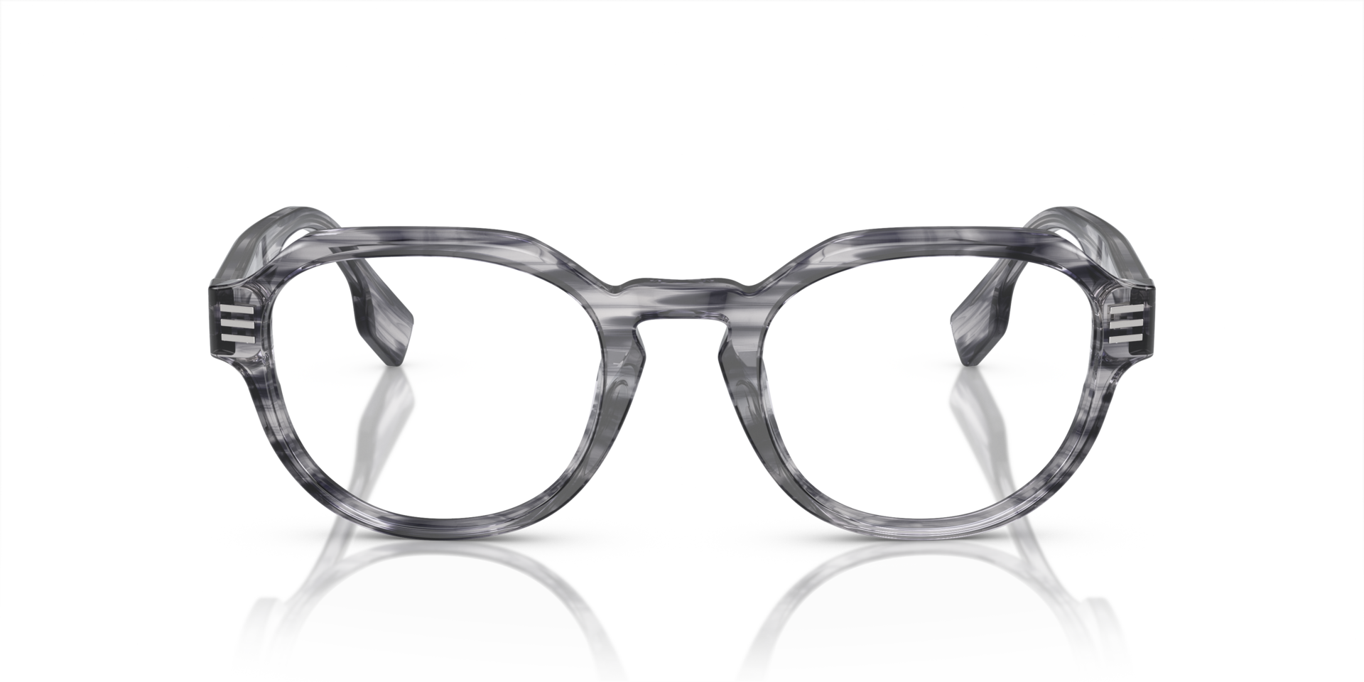 BE2386 Grey AcetateEyeglass Frames for Glasses Direct, Front View