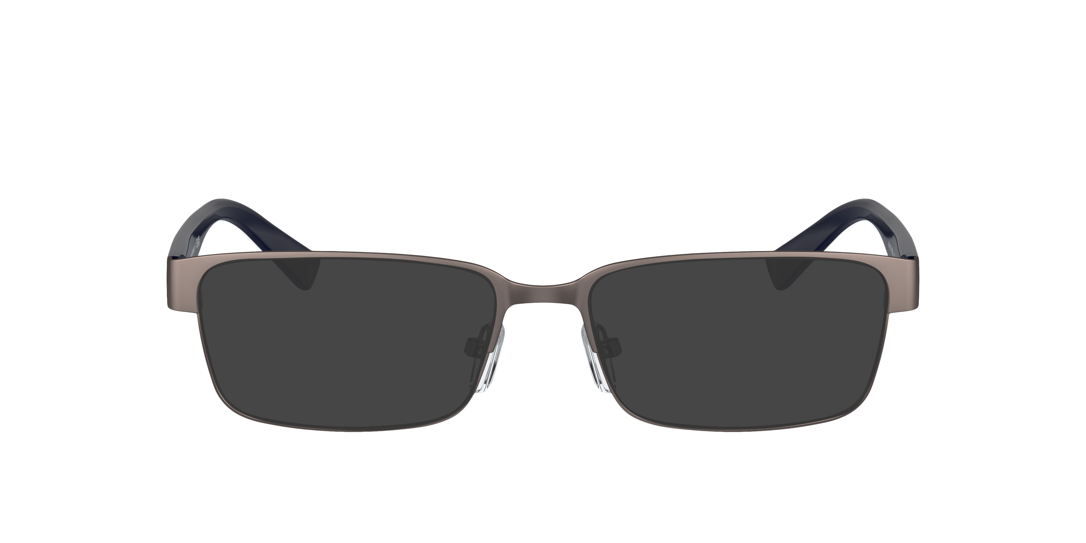 Glasses Direct ™ -AX1017 Rectangle Shiny Black Glasses for Men