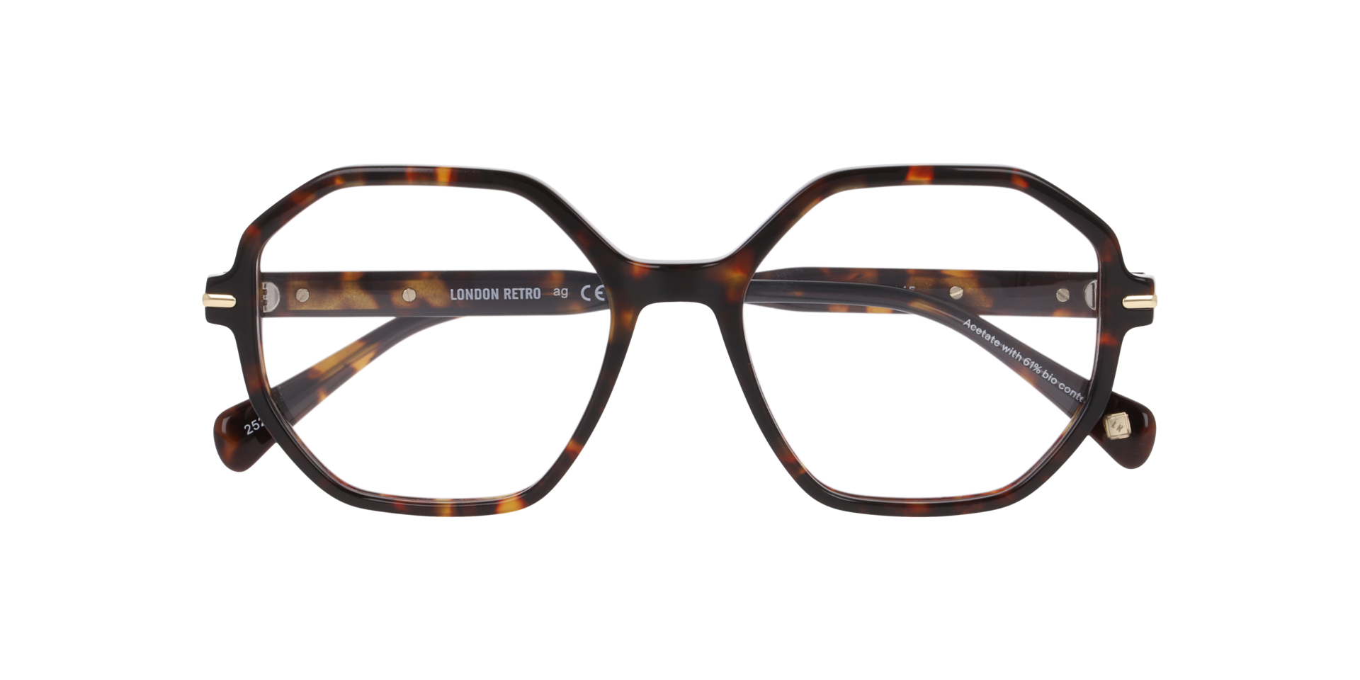 New Barnet Havana Brown AcetateEyeglass Frames for Glasses Direct, Closed View