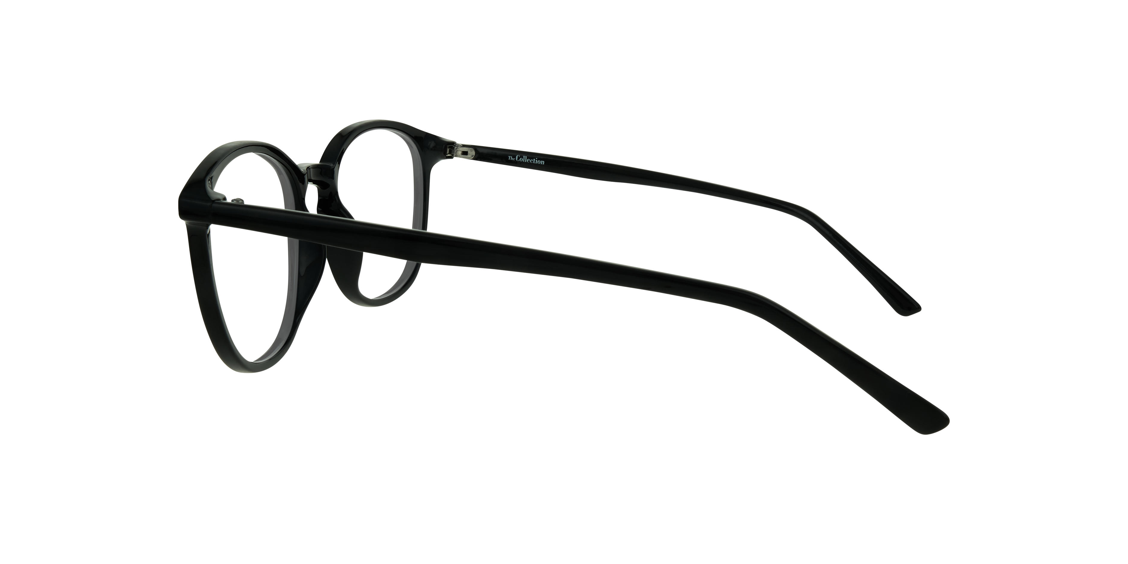 Kinsley Black PlasticEyeglass Frames for Glasses Direct, Side View
