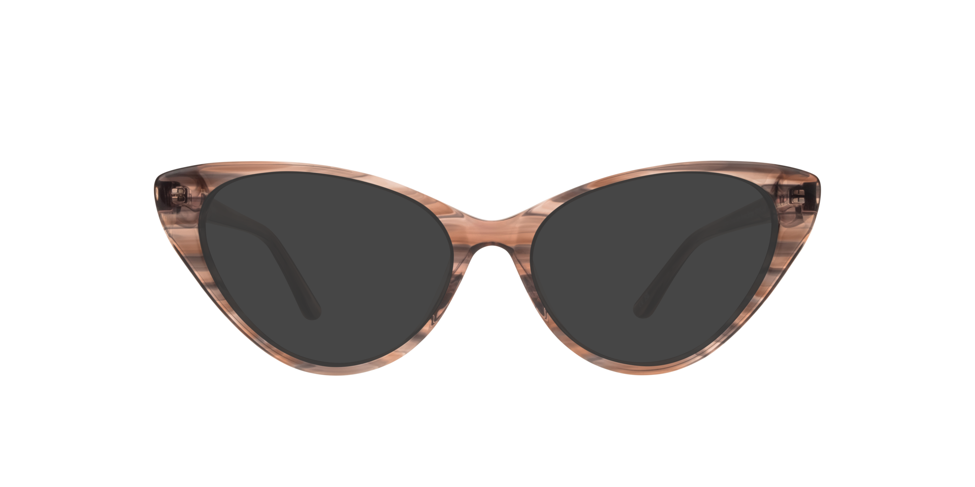 Harriet Crystal Grey Brown Stripes AcetateEyeglass Frames for Glasses Direct, with Tinted Lenses