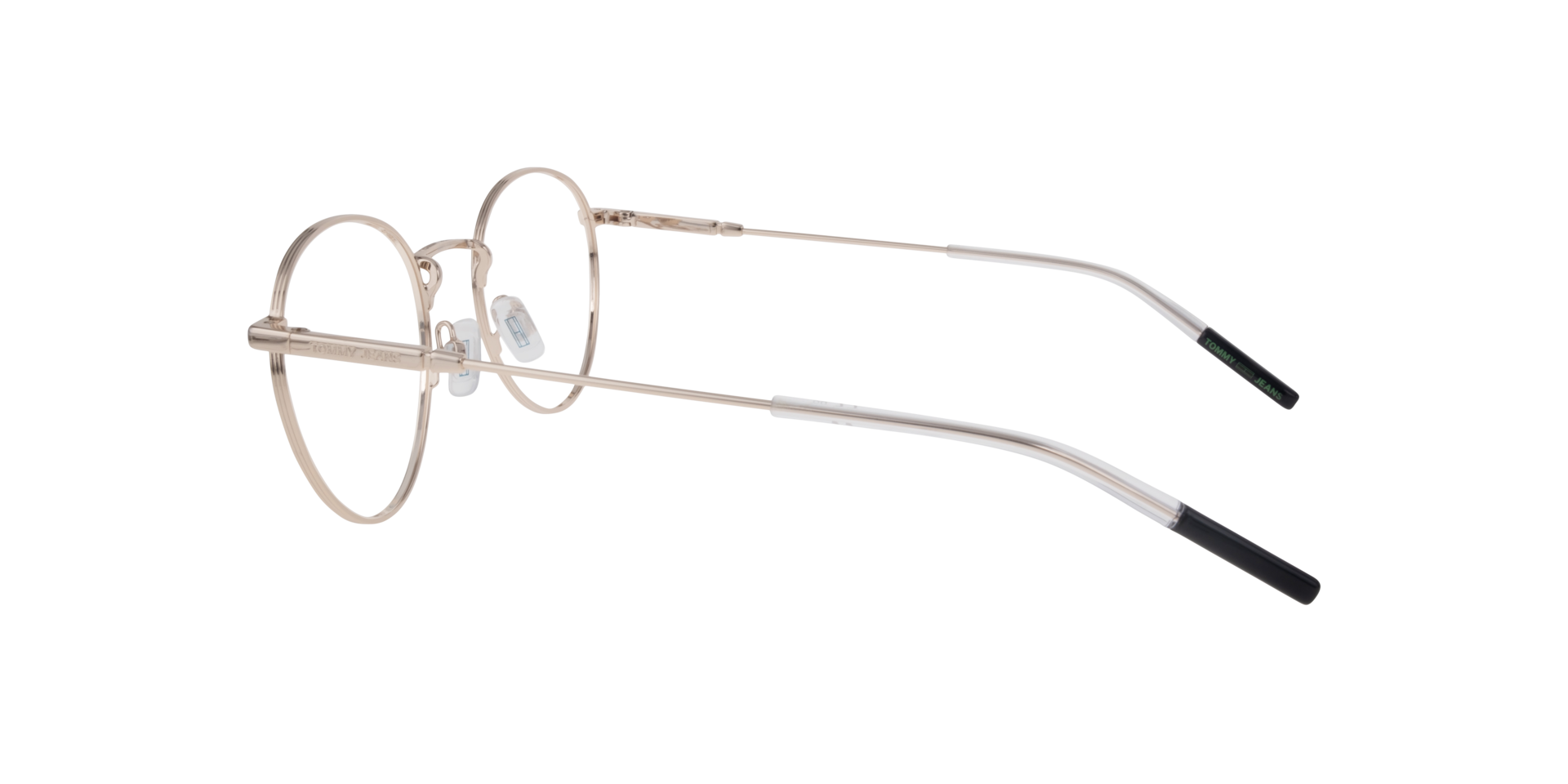 TJ 0089 Gold MetalEyeglass Frames for Glasses Direct, Side View