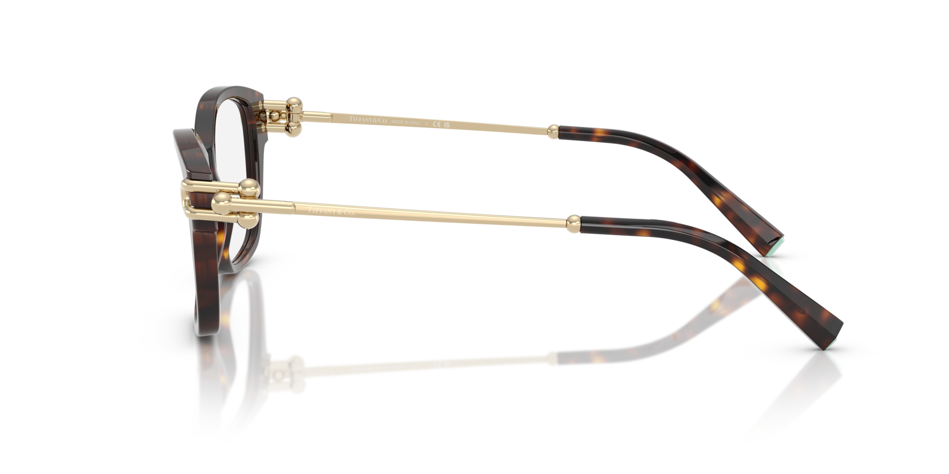 TF2266 Havana AcetateEyeglass Frames for Glasses Direct, Side View