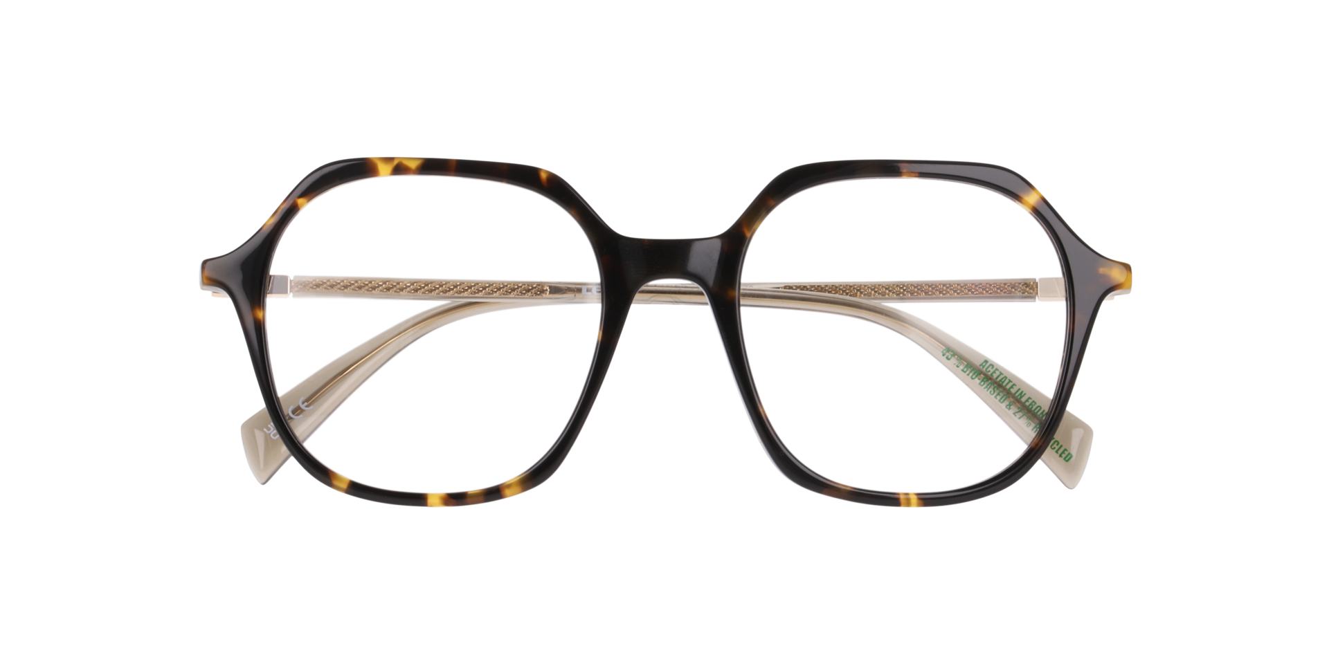LV 1098 Tortoise AcetateEyeglass Frames for Glasses Direct, Closed View
