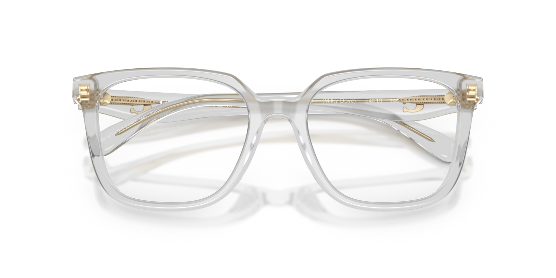 HC6271U Milky Dove AcetateEyeglass Frames for Glasses Direct, Closed View