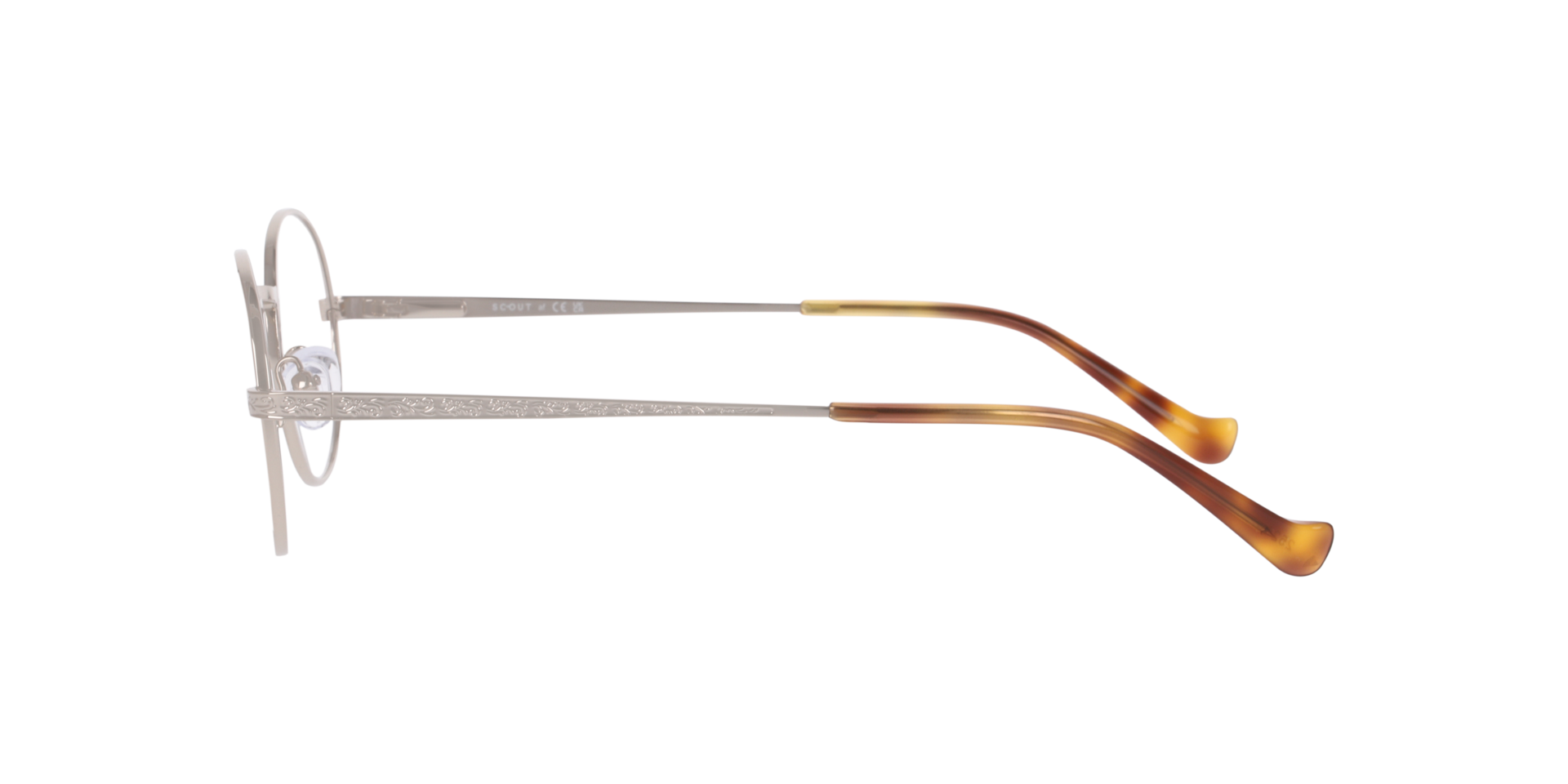 Niko Silver MetalEyeglass Frames for Glasses Direct, Side View
