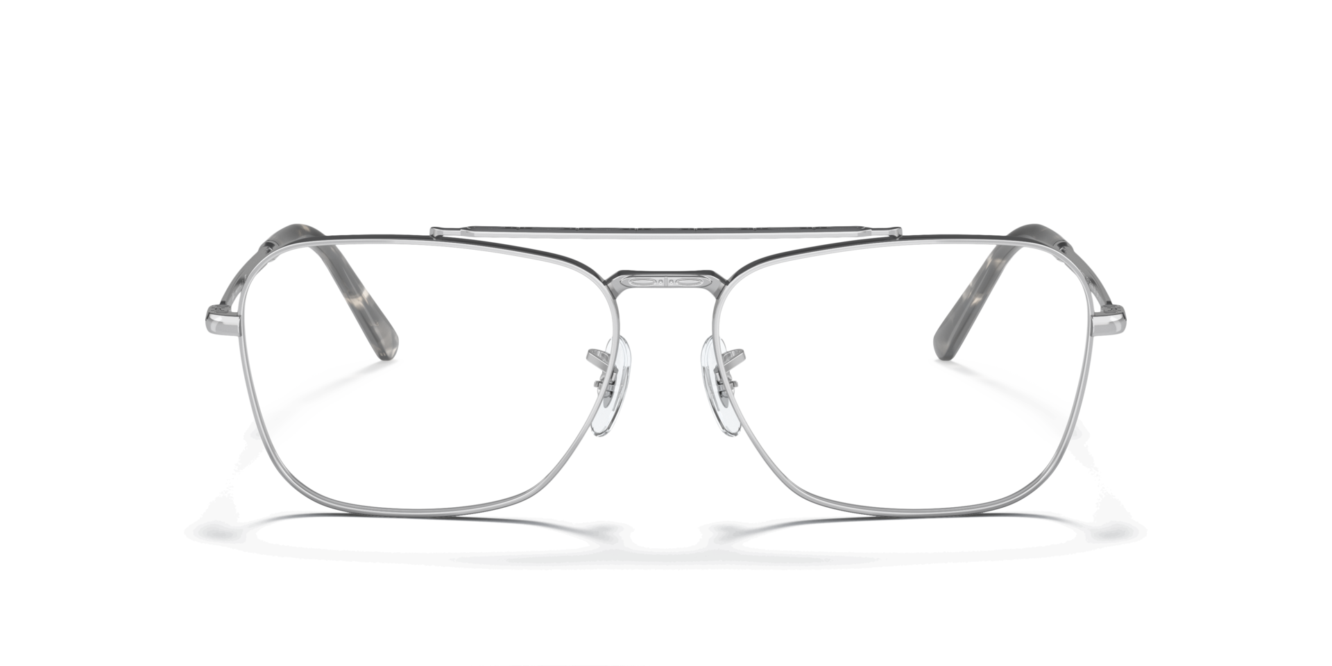 RB3636V Silver MetalEyeglass Frames for Glasses Direct, Front View