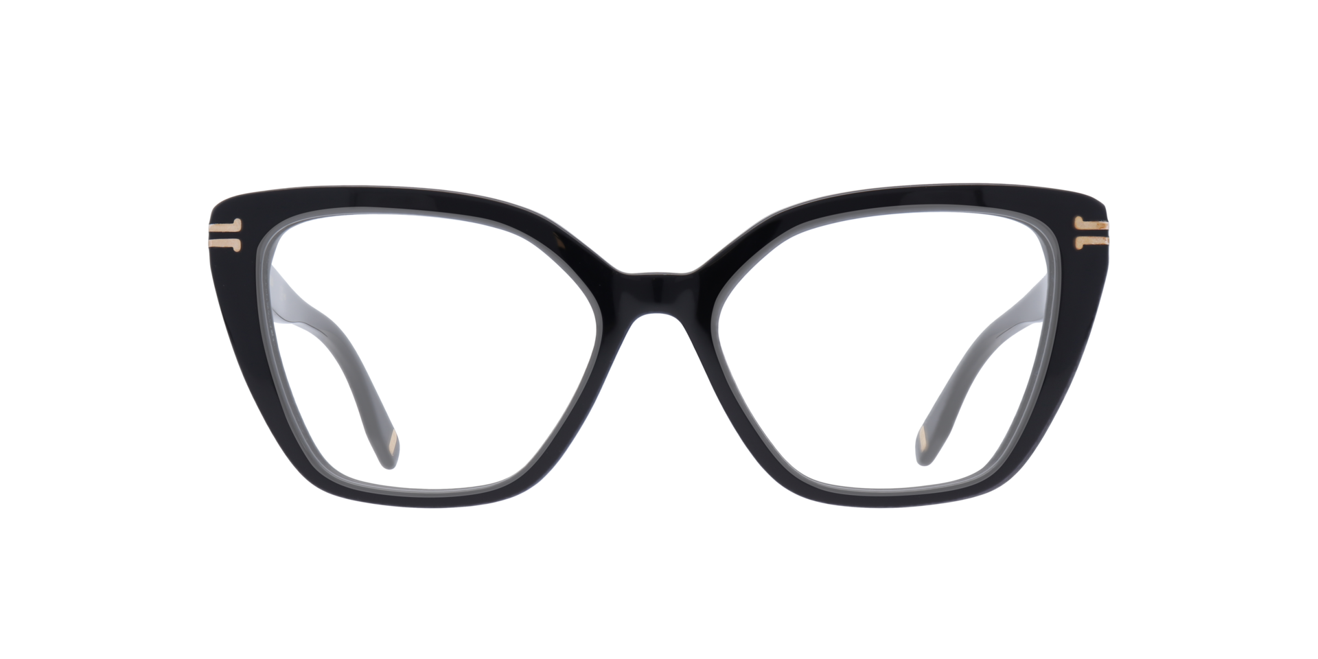 MJ 1071 Black AcetateEyeglass Frames for Glasses Direct, Front View