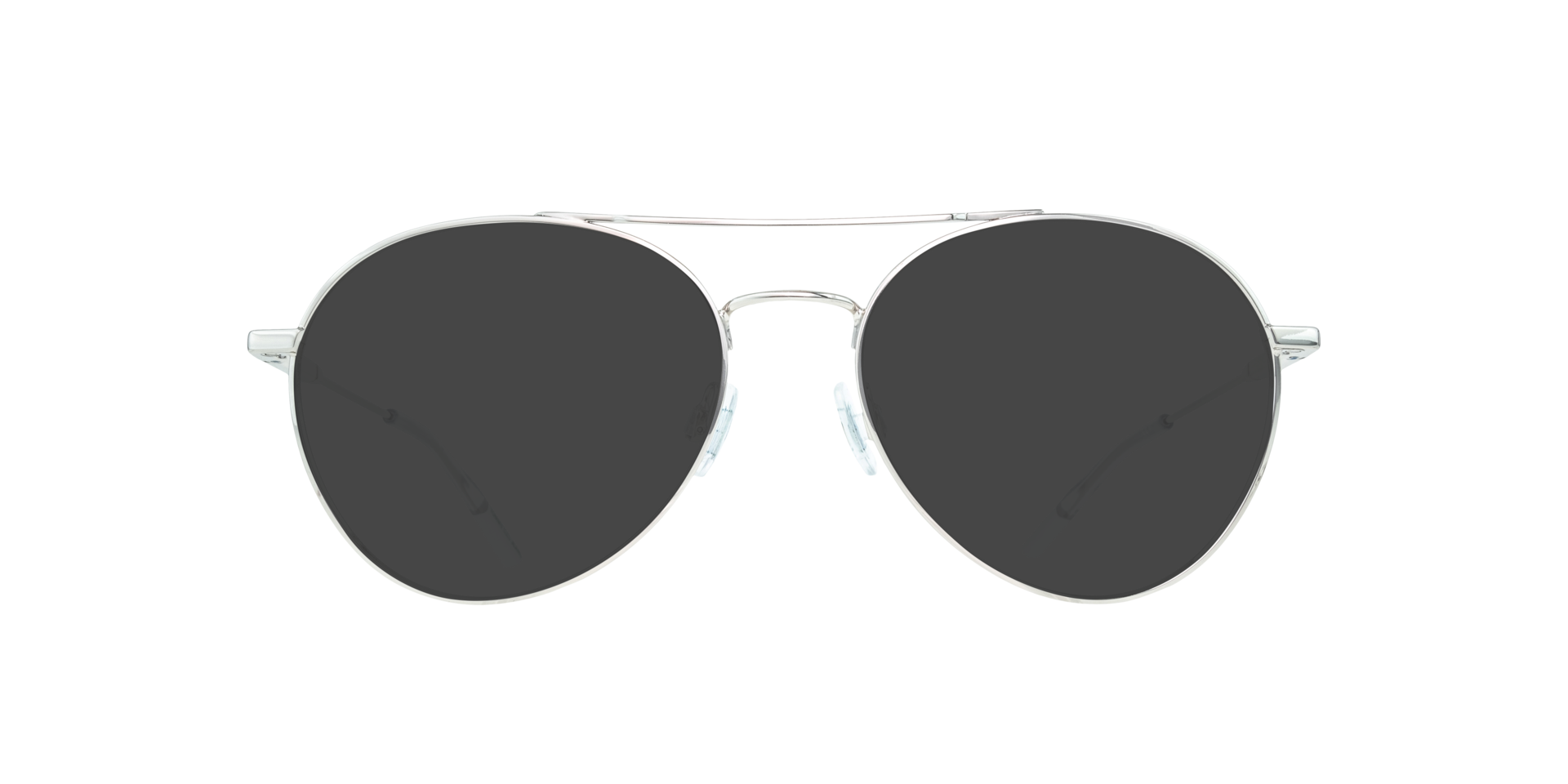 TJ 0088 Silver MetalSunglass Frames for Glasses Direct, with Tinted Lenses