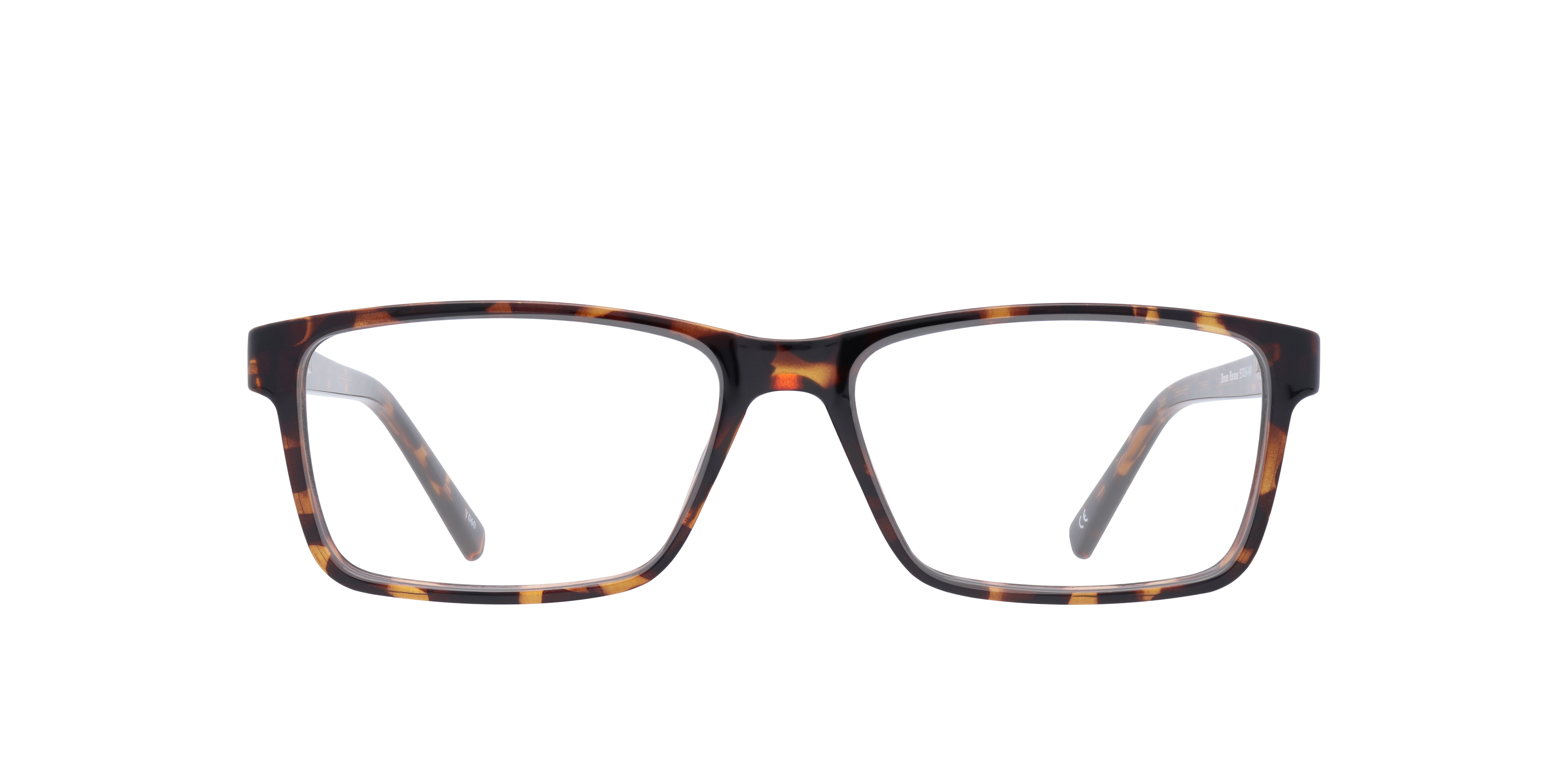 Doran Havana PlasticEyeglass Frames for Glasses Direct, Front View