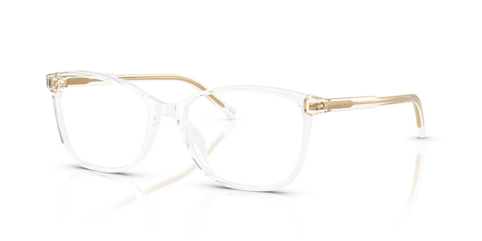 DG3424 Crystal AcetateEyeglass Frames for Glasses Direct, Angle View